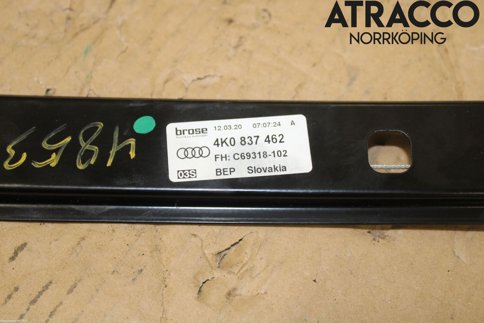 Audi A6 F2/C8 19- Fönsterhiss El Kompl