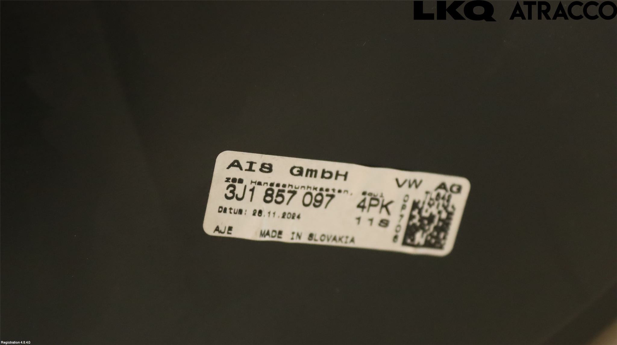 Volkswagen VW PASSAT 24- Handskfack