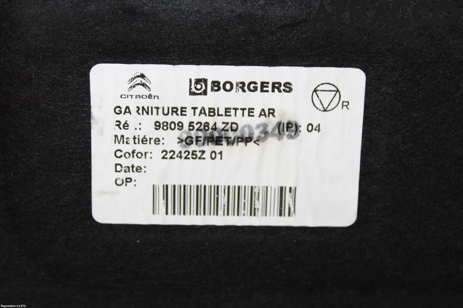 Toyota PROACE II 16- Hatthylla