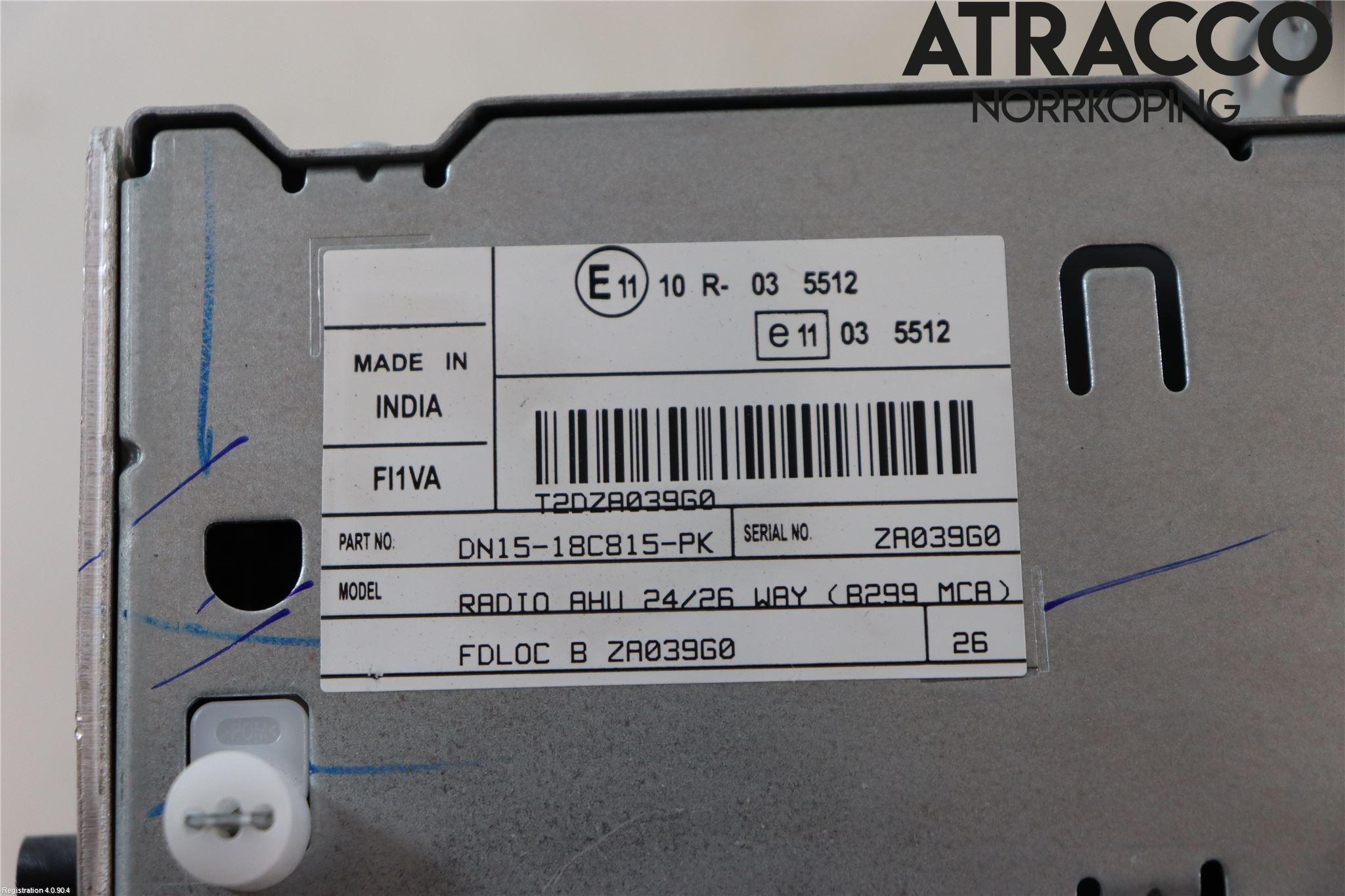 Ford ECOSPORT 17- Cd Radio - Multimediapanel