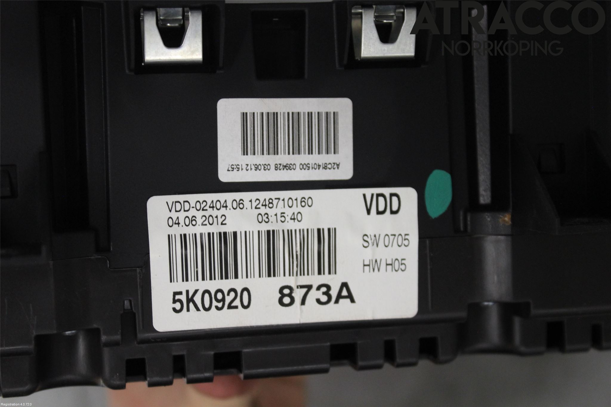 Volkswagen VW GOLF VI 09-13 Instrument Komb