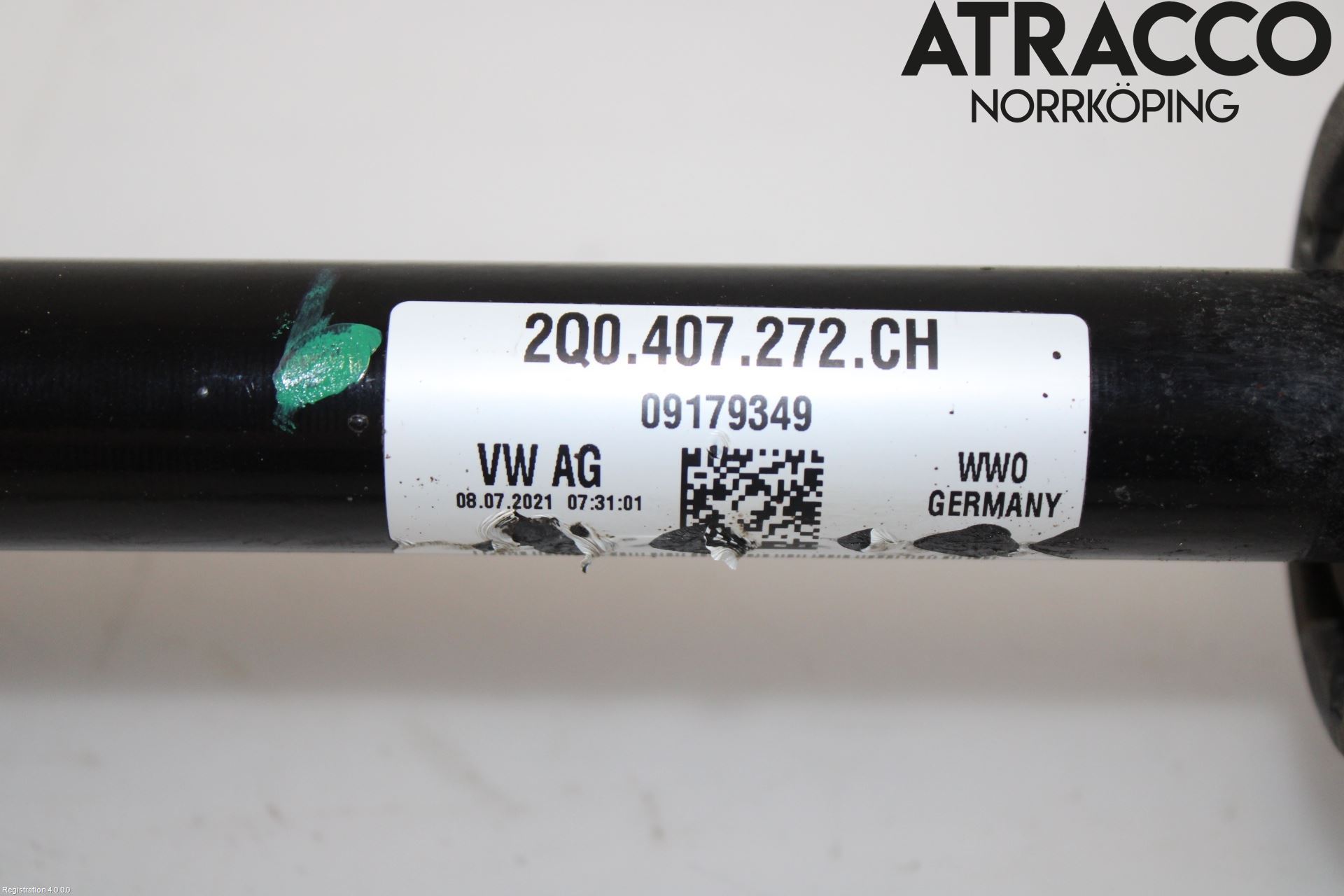 Skoda SCALA 19- Drivaxel Fram Höger