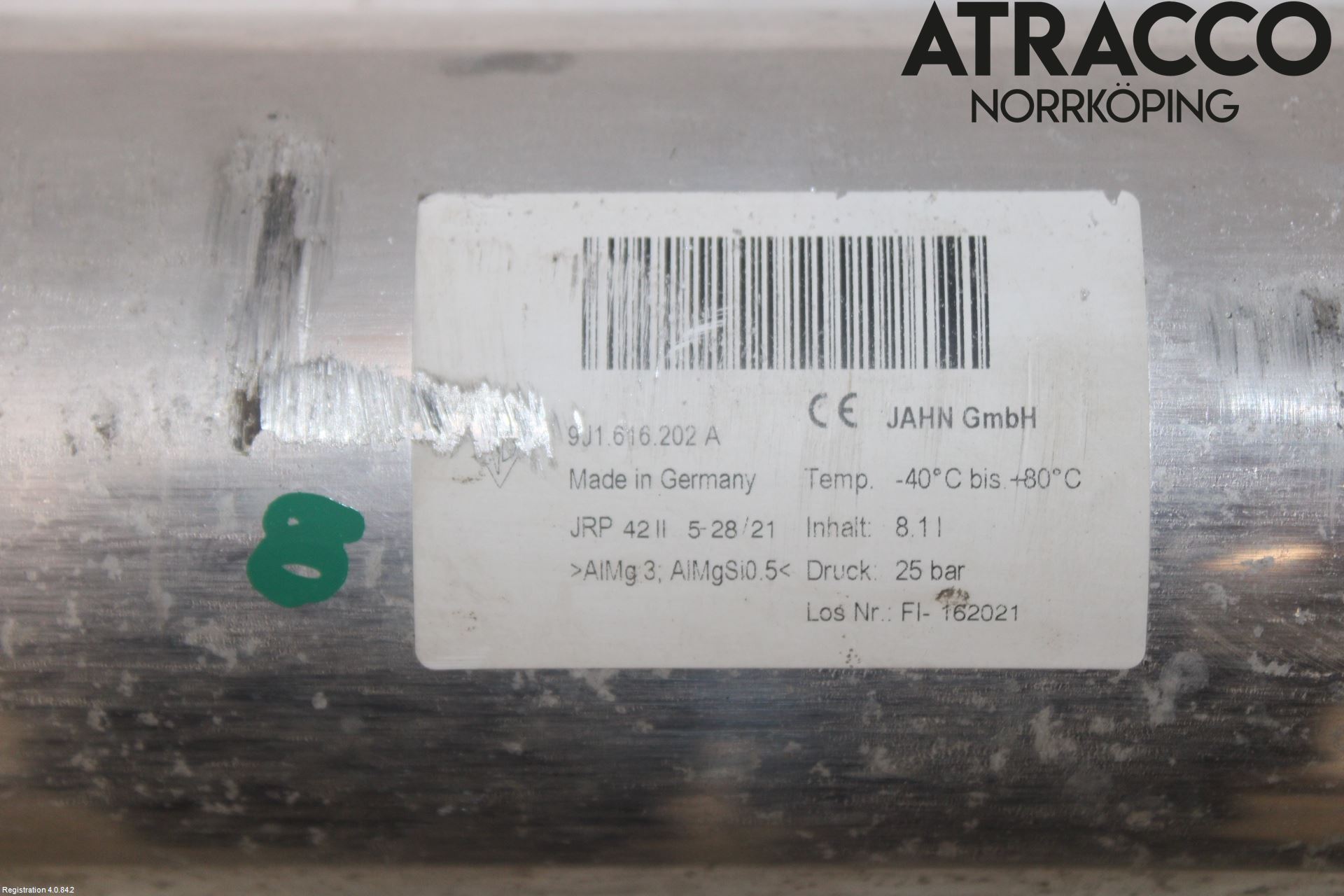 Audi E-TRON GT FW 21- Nivå-Luftfjädring Bälg