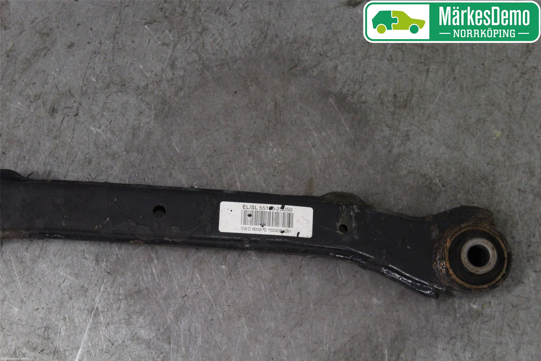 Kia SPORTAGE (SL) 11-15 Bärarm Bak Övre Vänster