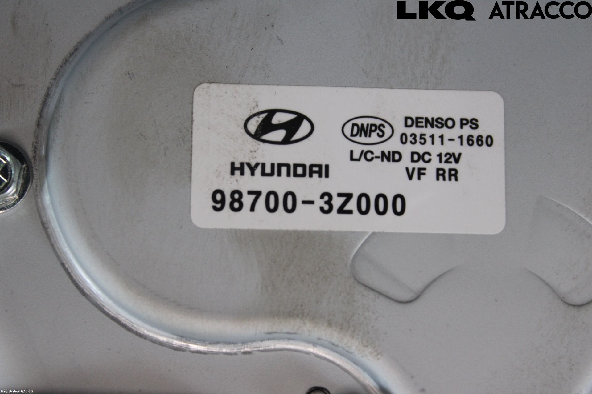 Hyundai i40 08-15 Torkarmotor Baklucka