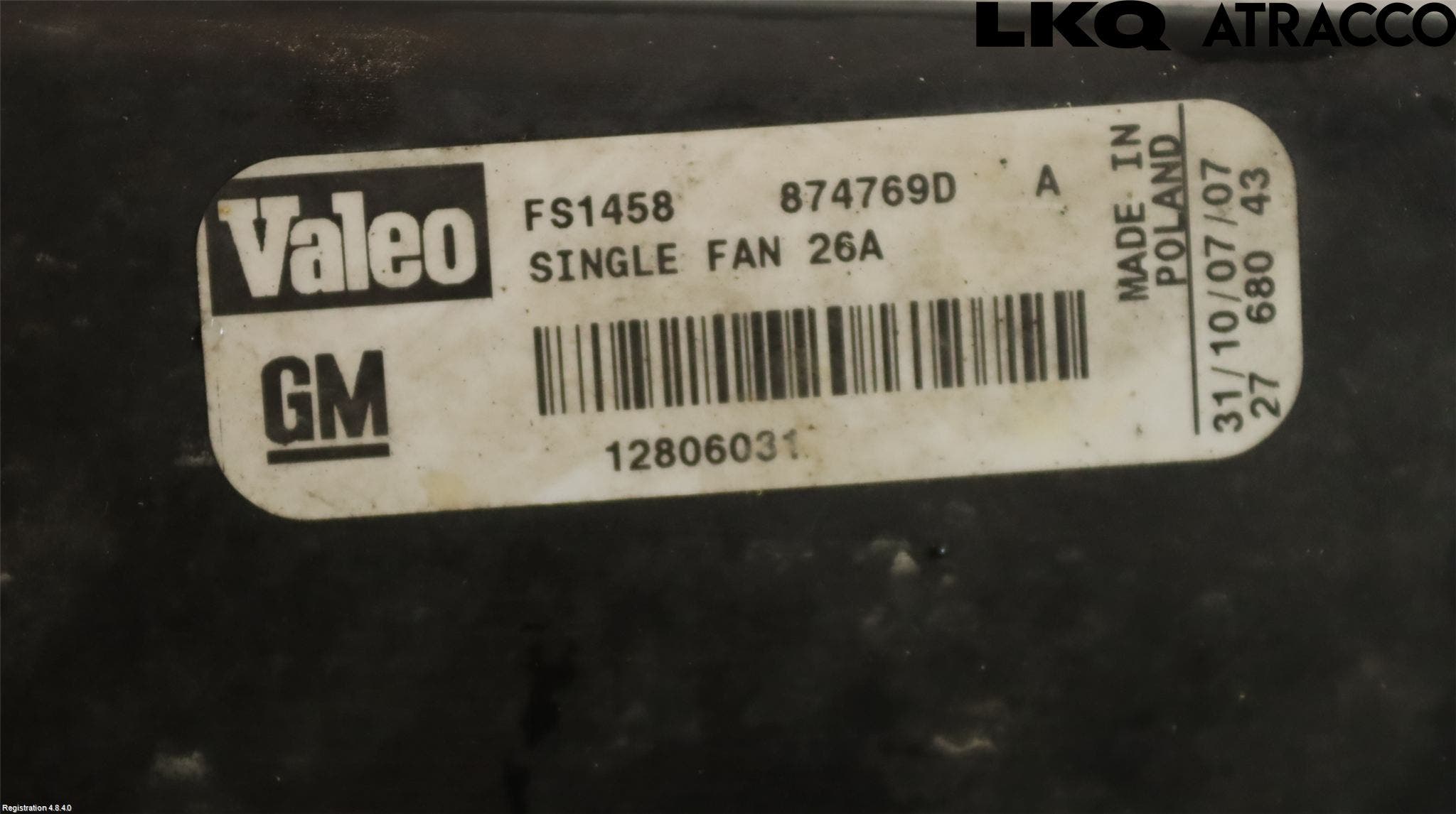 Saab 9-3 VER2/VER3 08-15 Kylfläkt El