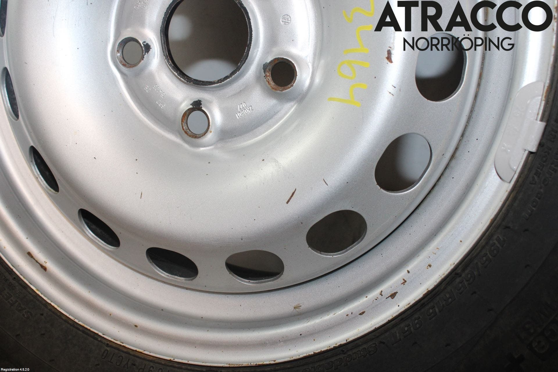 Volkswagen VW CADDY      04-10 Vinterdäck Plåtfälg 4St