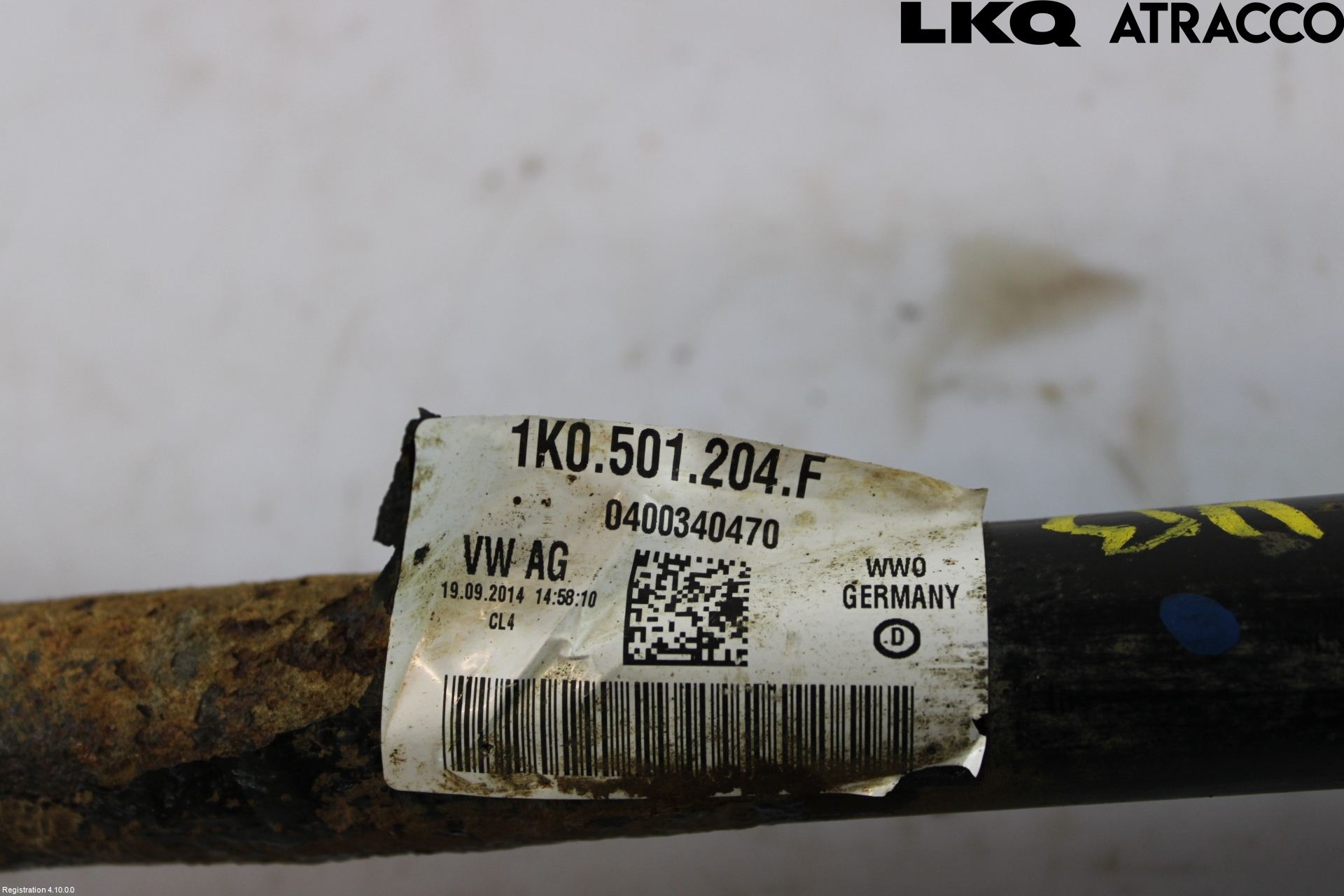 Volkswagen VW PASSAT 11-14 Drivaxel Bak Höger