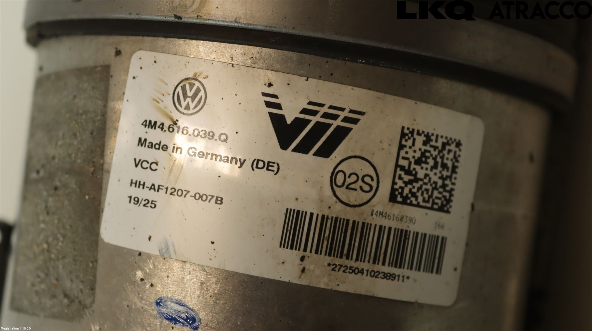 Volkswagen VW TOUAREG CR 18- Fjäderben Fram Vänster