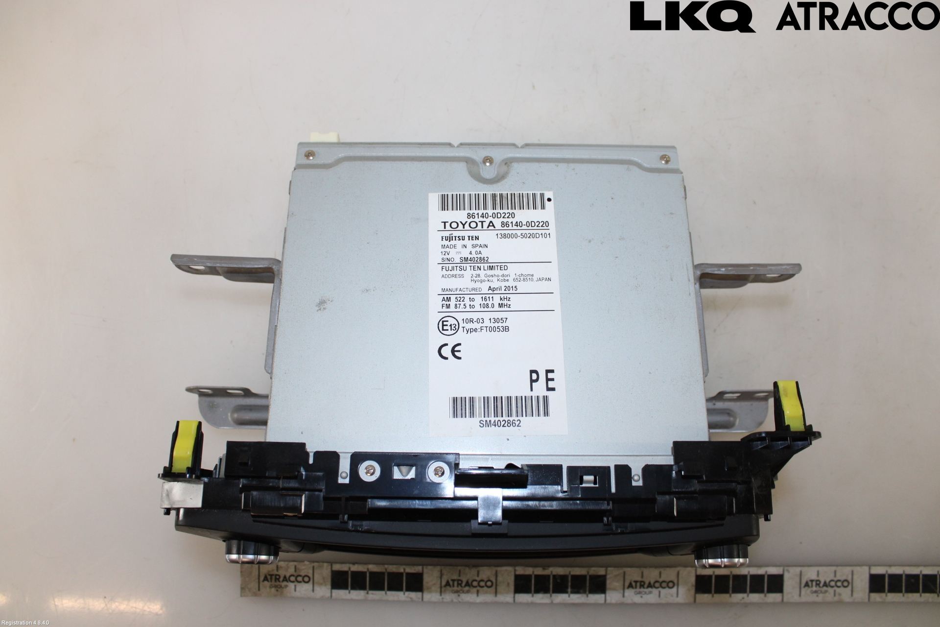 Toyota YARIS XP130 15-20 Cd Radio - Multimediapanel