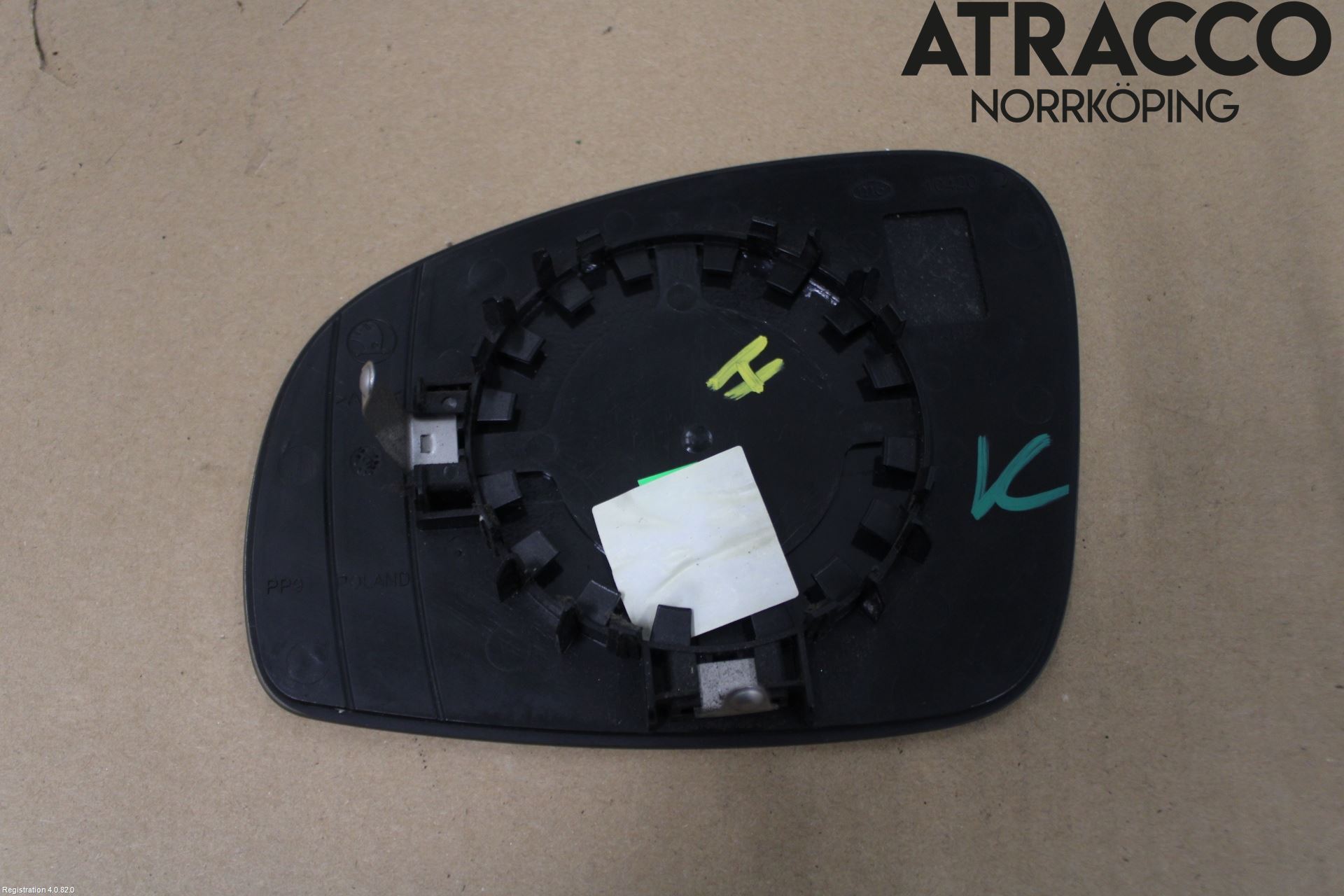 Skoda FABIA 07-14 Spegelglas Hö