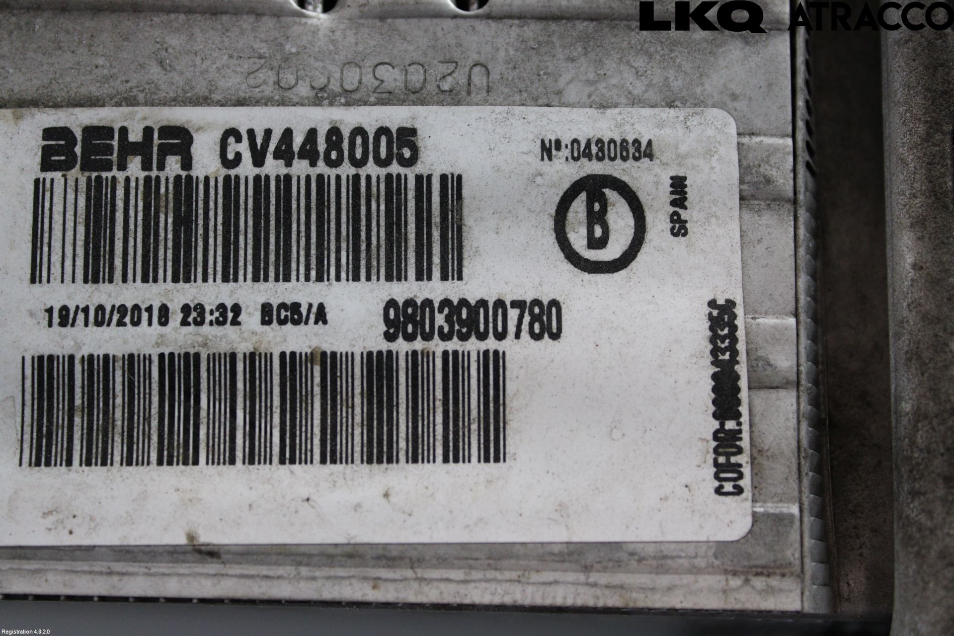 Citroen C3 AIRCROSS 18-23 Laddluft-Intercooler Kyl