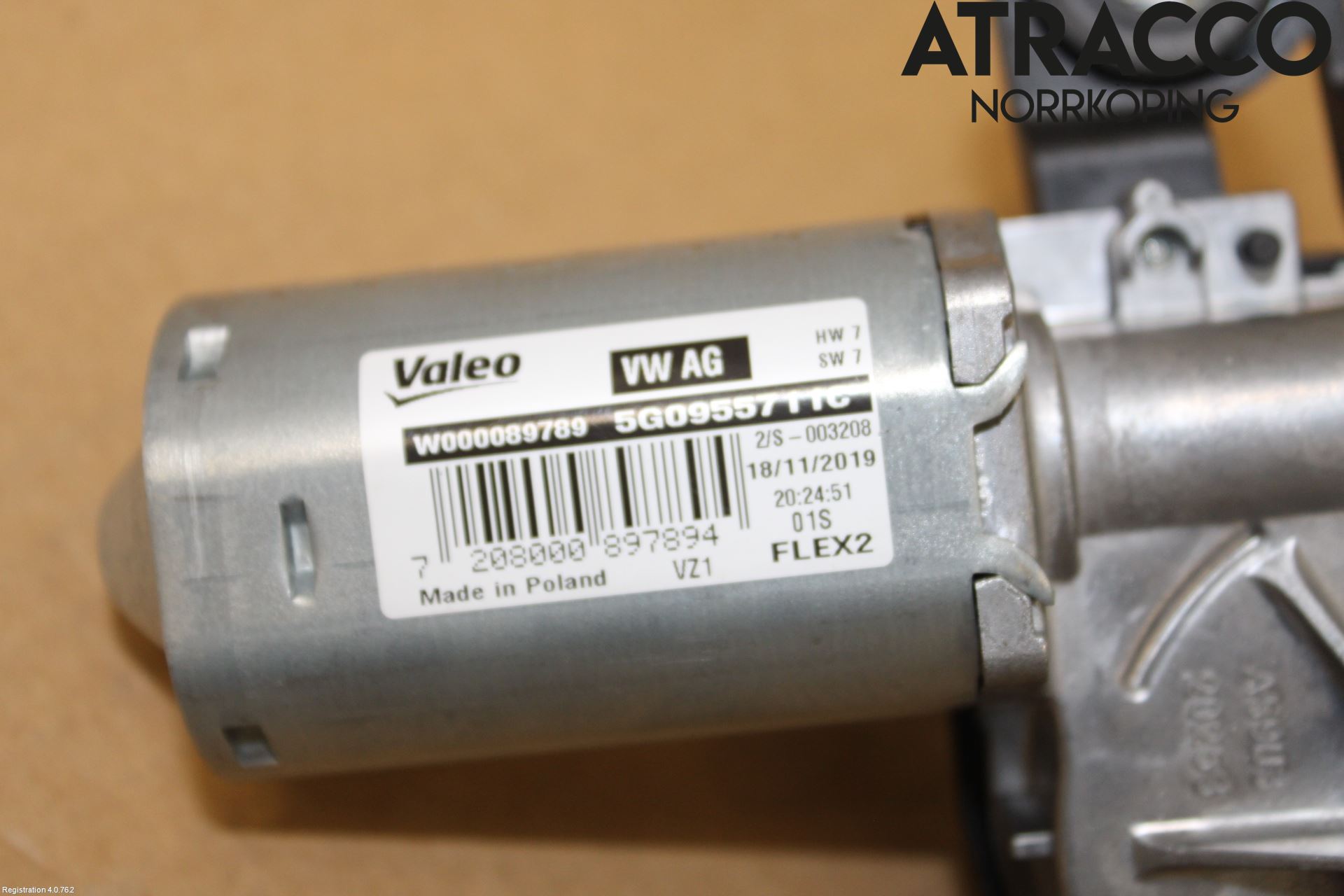 Volkswagen VW TIGUAN 16-24 Torkarmotor Baklucka