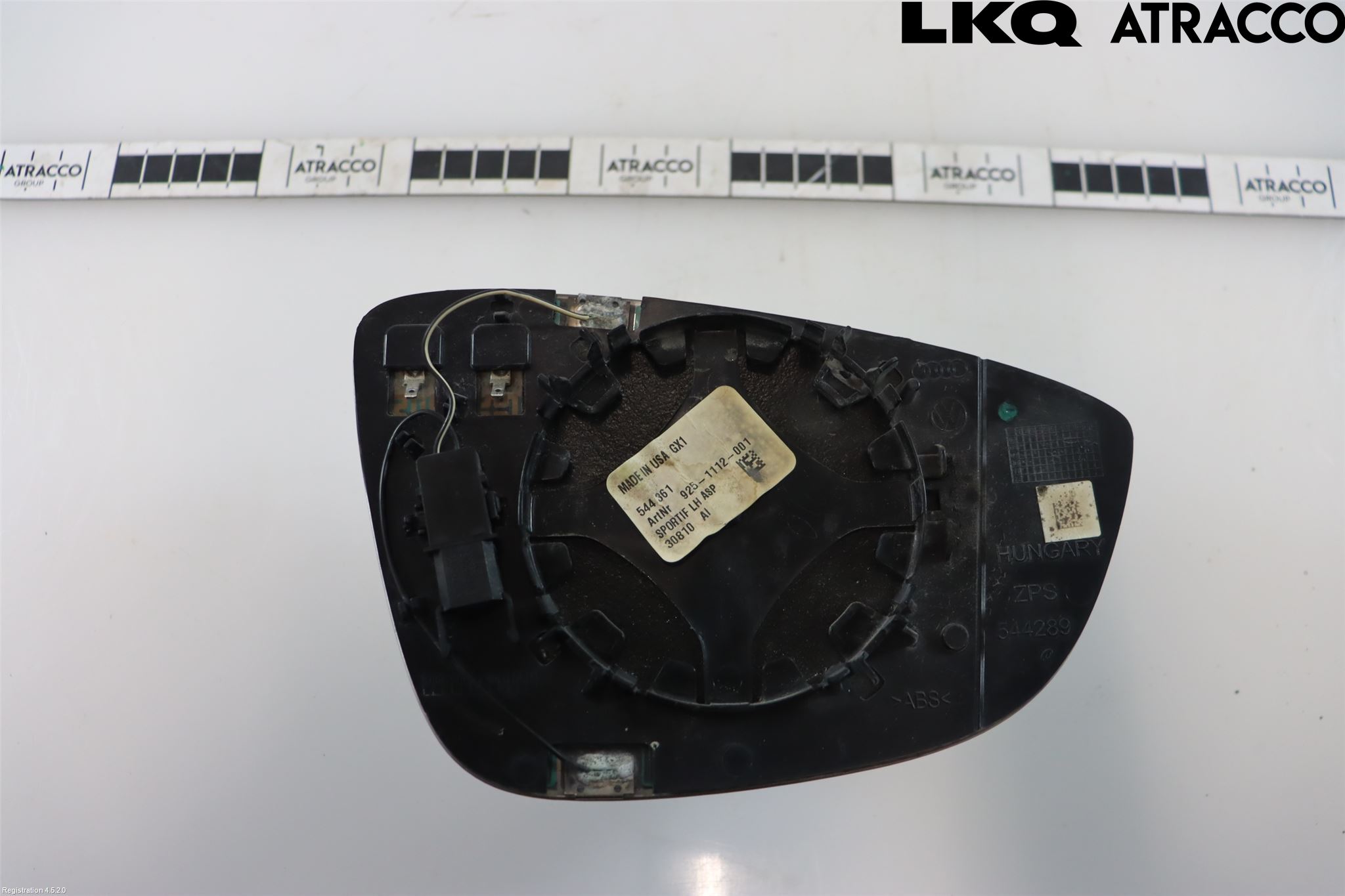 Volkswagen VW PASSAT 11-14 Spegelglas Vä