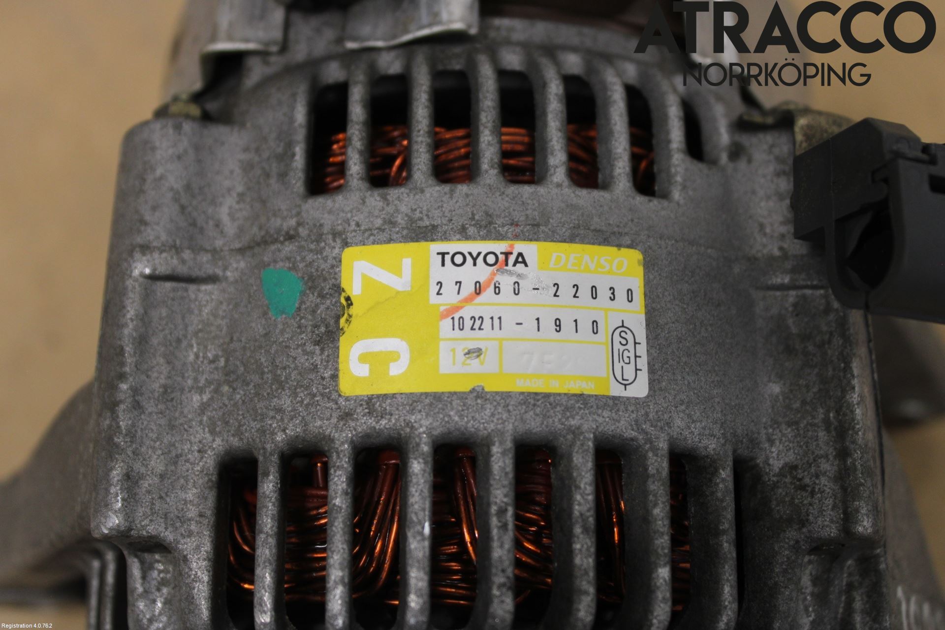Toyota COROLLA 02-07 Generator