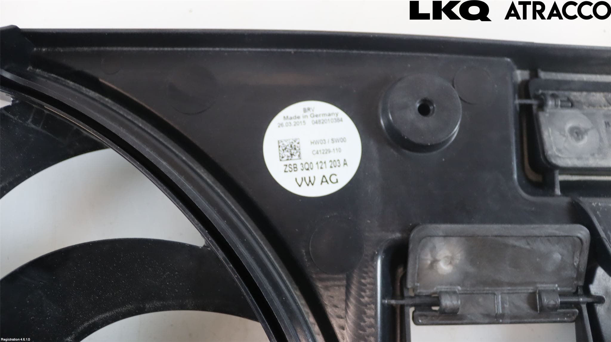 Volkswagen VW PASSAT 15-19 Kylfläkt El