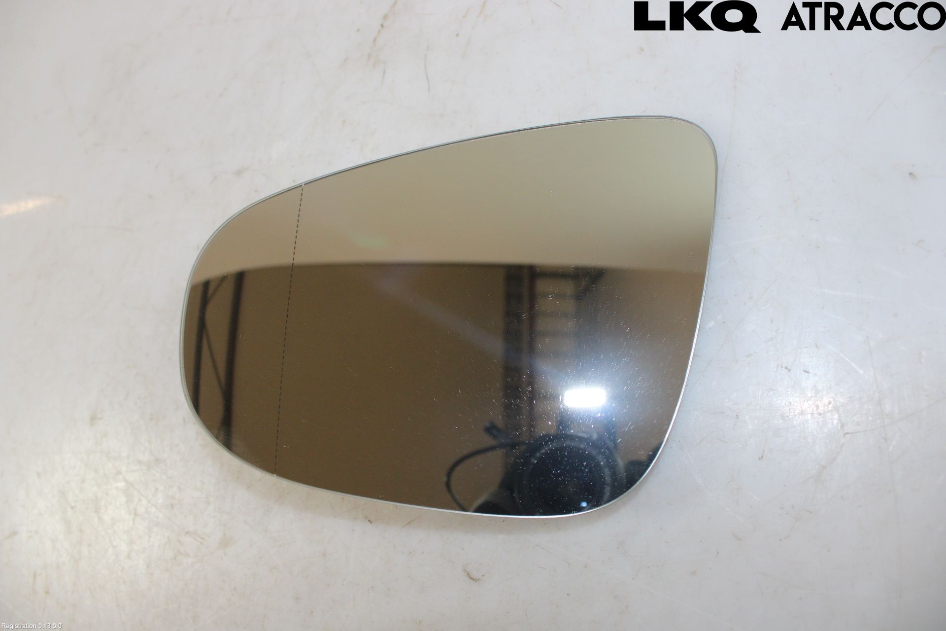 Volkswagen VW GOLF VI 09-13 Spegelglas Vä