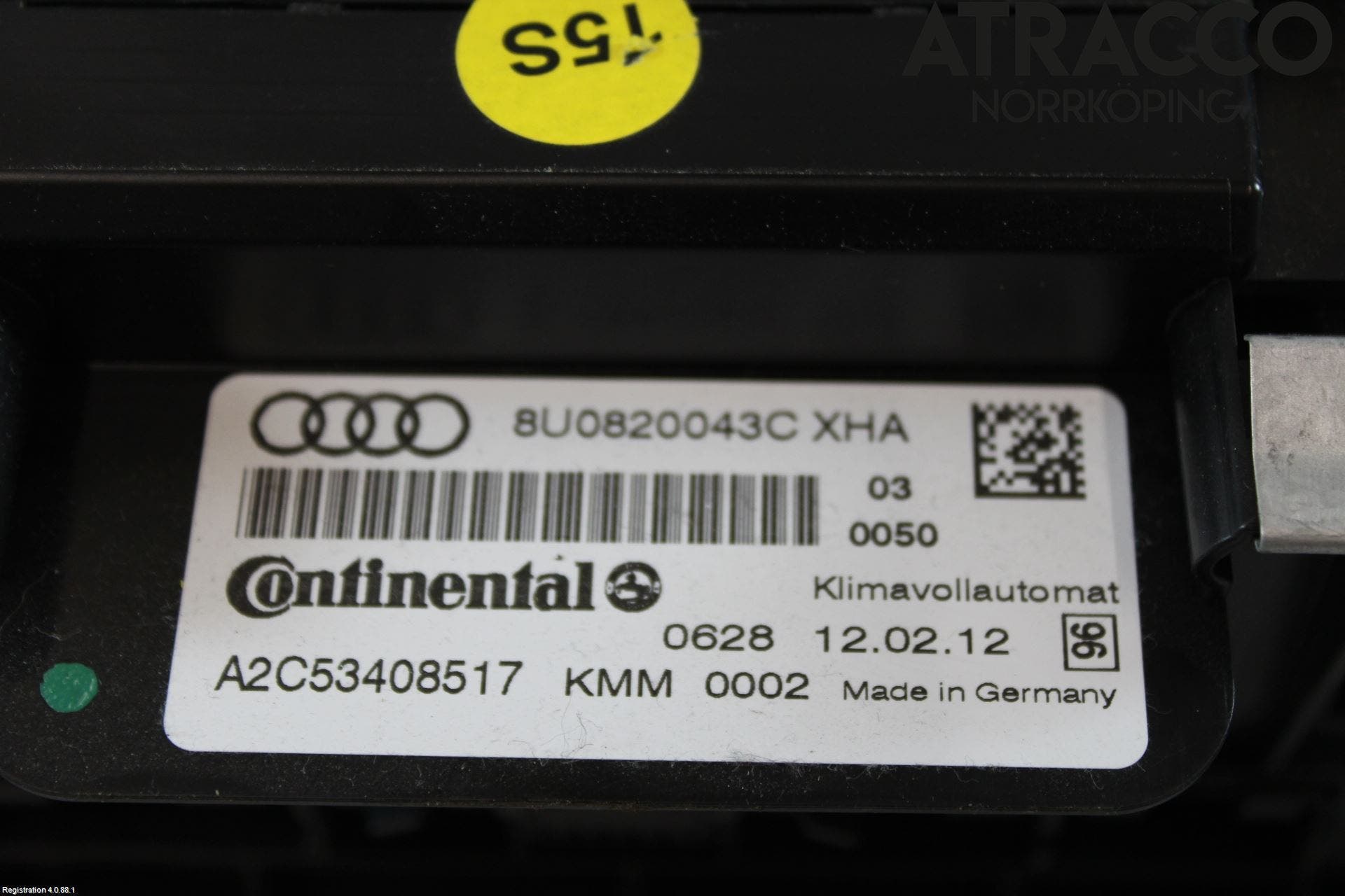 Audi Q3 8U 12-18 Värmereglage