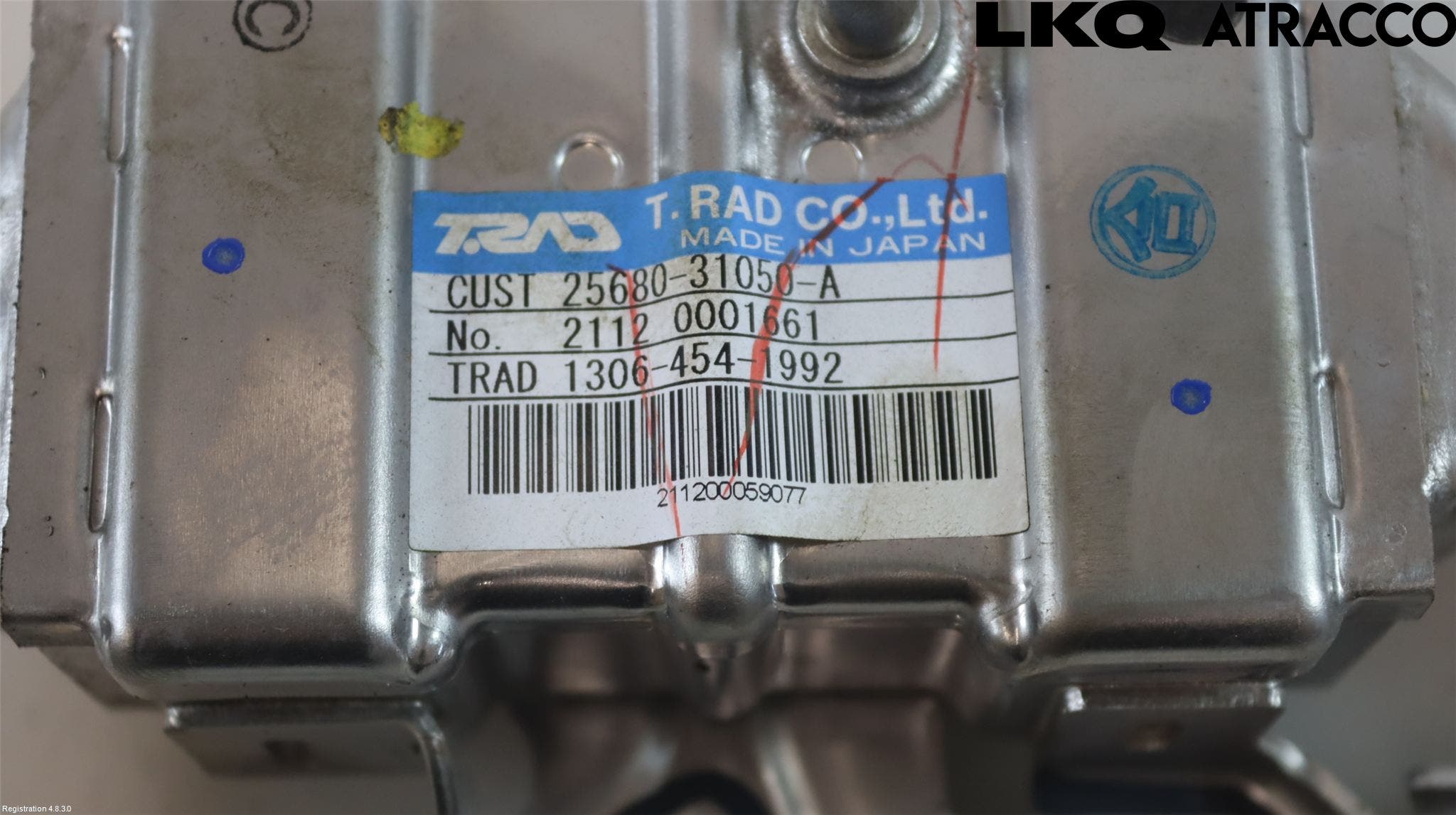 Lexus RX AL20 16-22 Avgaskylare