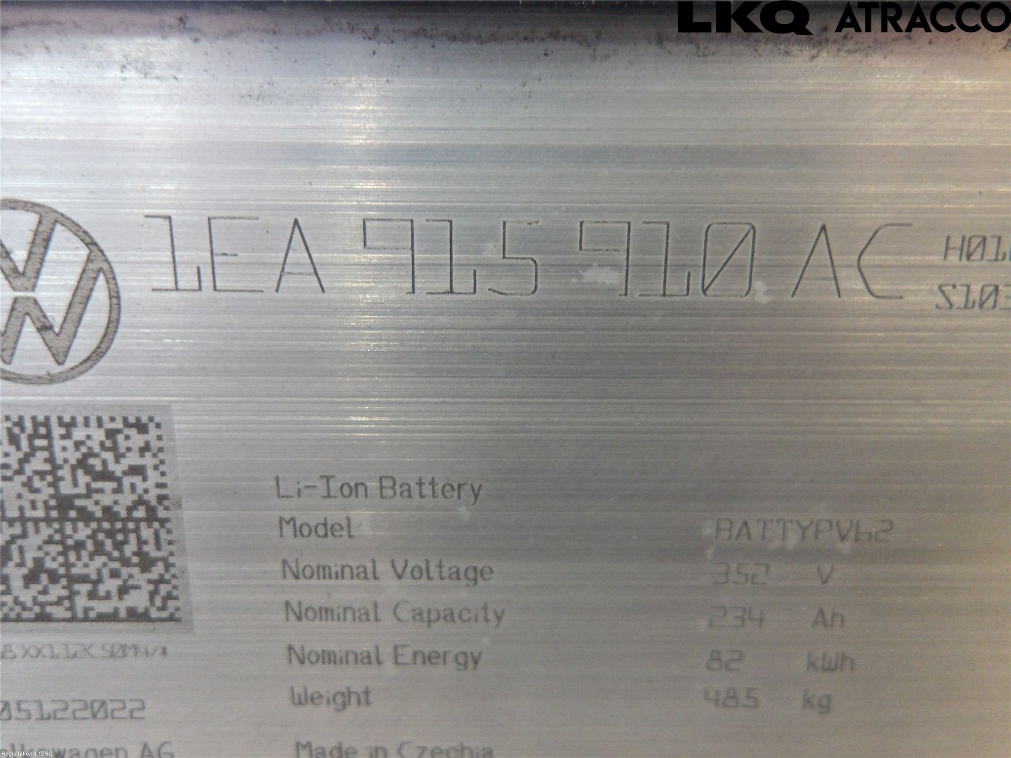 Skoda ENYAQ iV 21- Batteri Högspänning