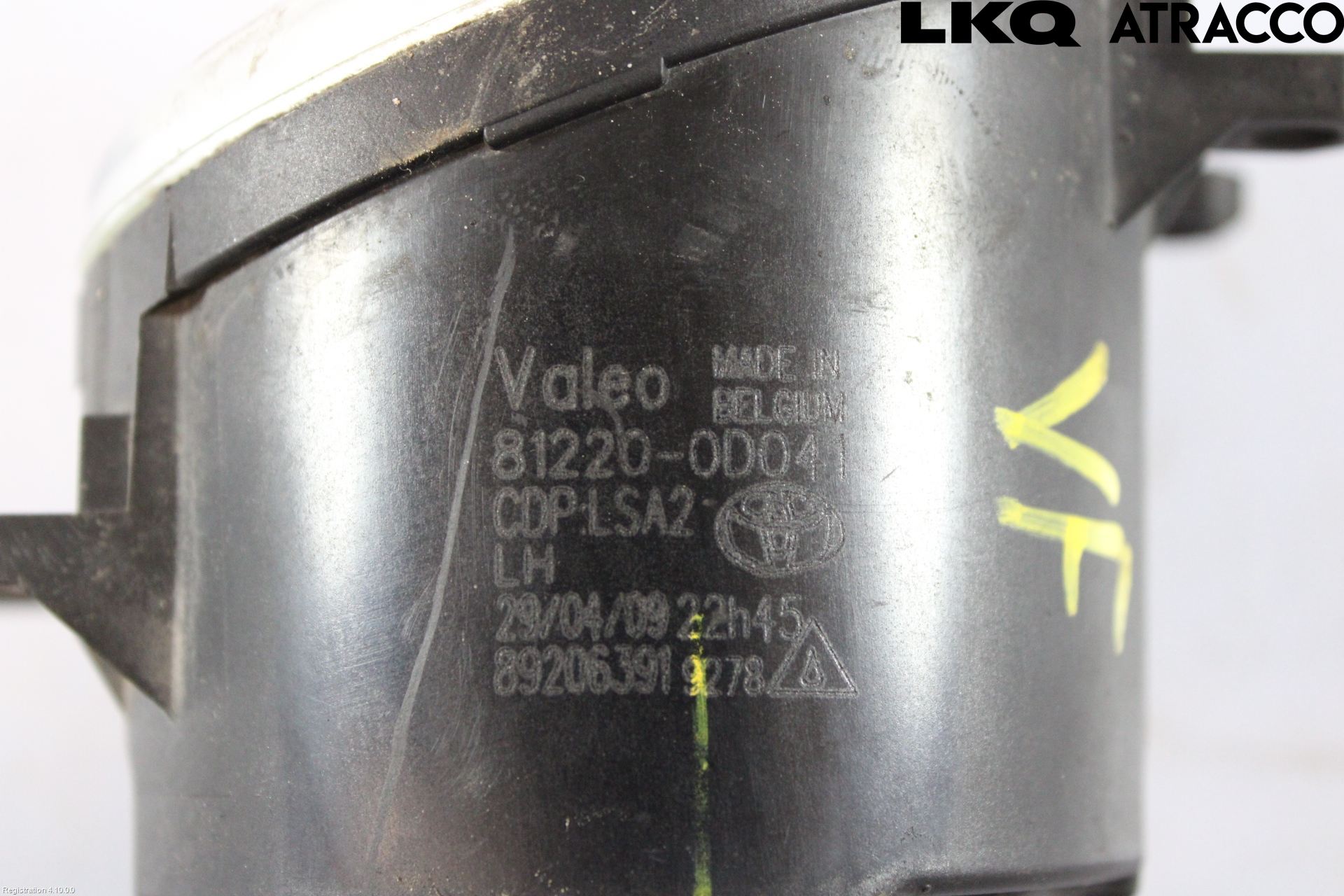 Toyota AVENSIS 09-15 Dimljus-Varselljus Fram