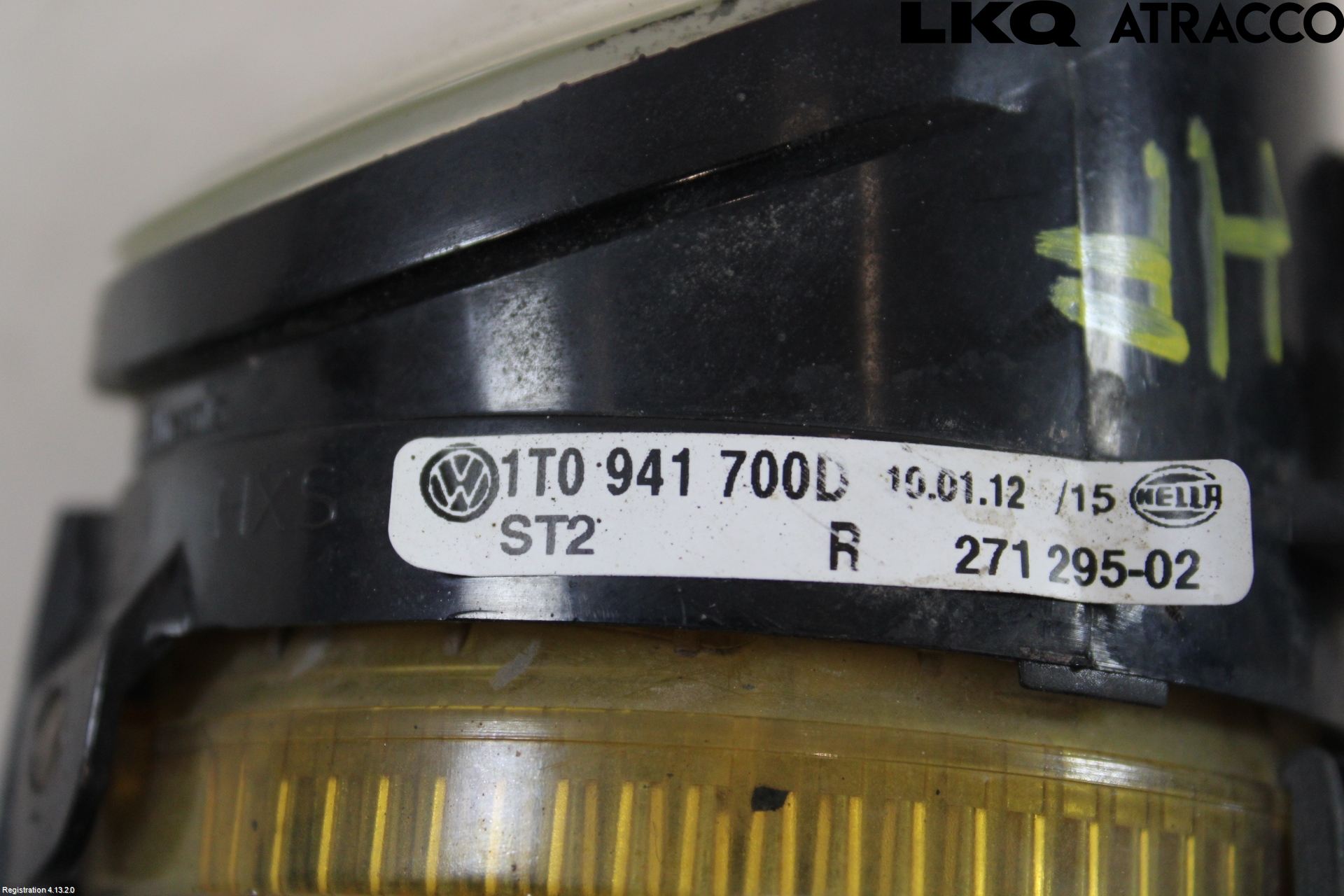 Volkswagen VW UP! / E-UP! Dimljus-Varselljus Fram