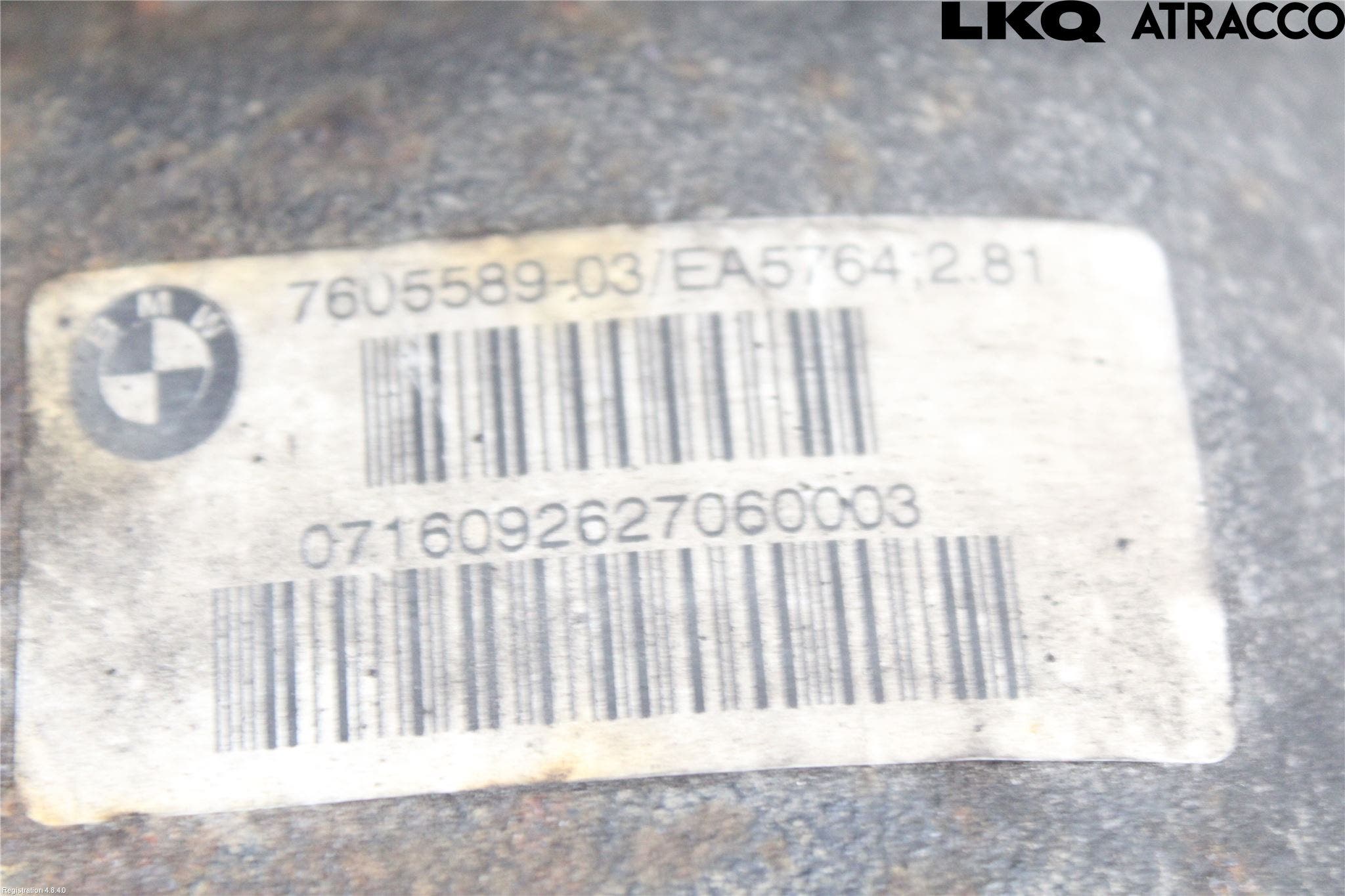 BMW 4 F36 Gran Coupé 14-20 Bakväxel-Diff