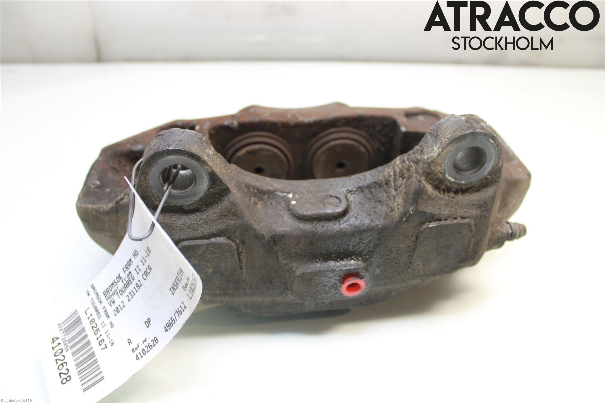 Volkswagen VW TOUAREG 7P 11-18 Bromsok Fram Höger