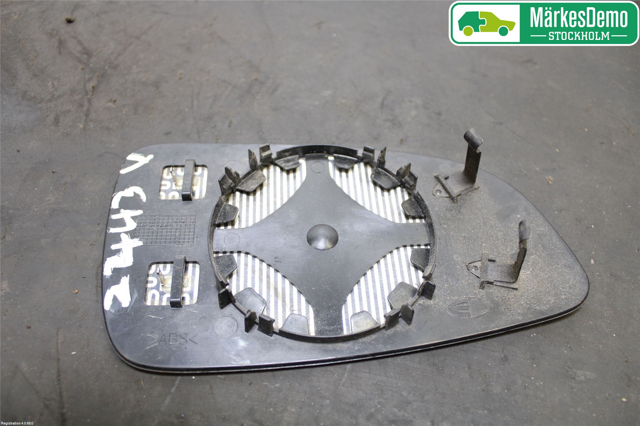 Peugeot 107 Spegelglas Vä