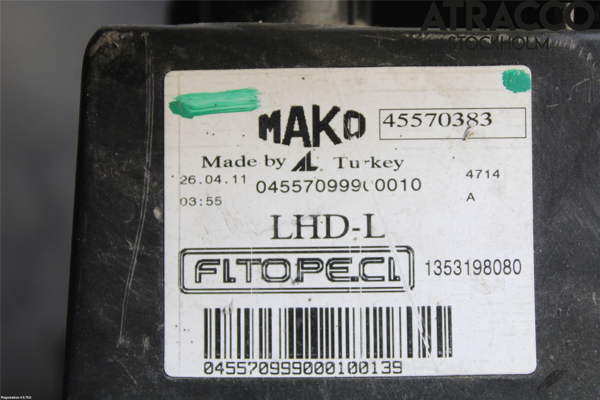 Peugeot BIPPER Strålkastare Vänster