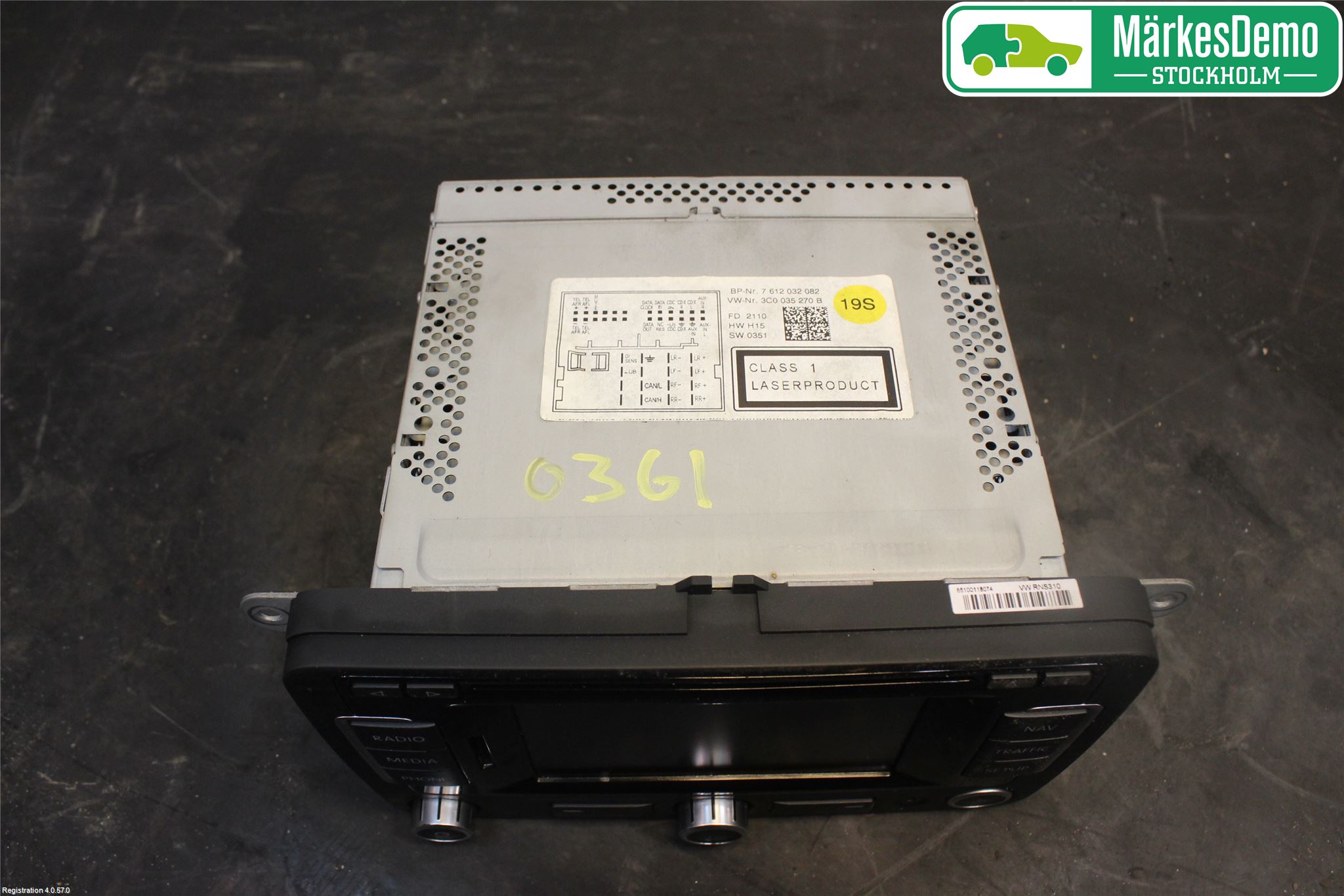 Volkswagen VW PASSAT 05-11 Cd Radio - Multimediapanel