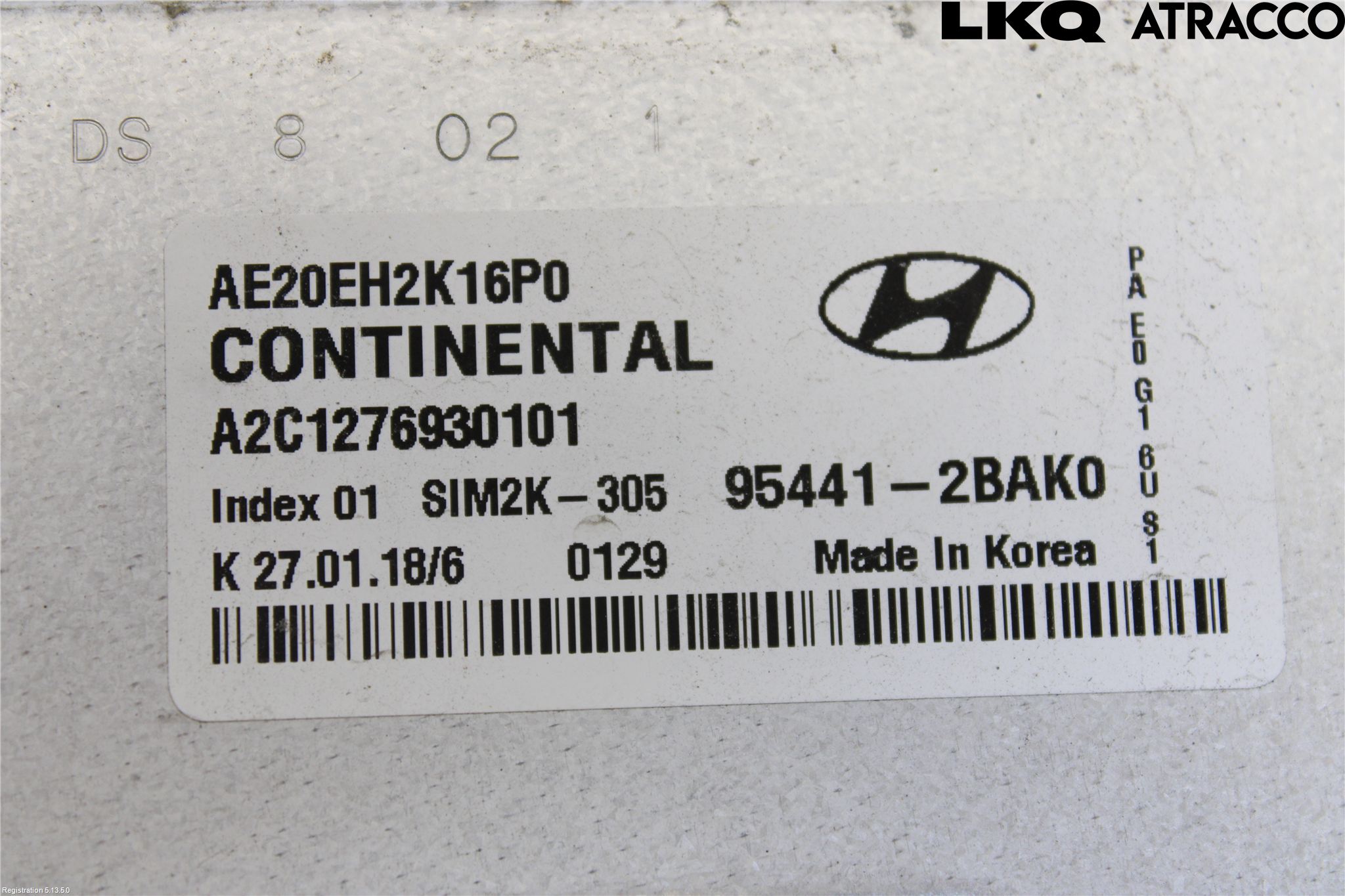 Hyundai IONIQ AE 17-22 Styrenhet Växellåda
