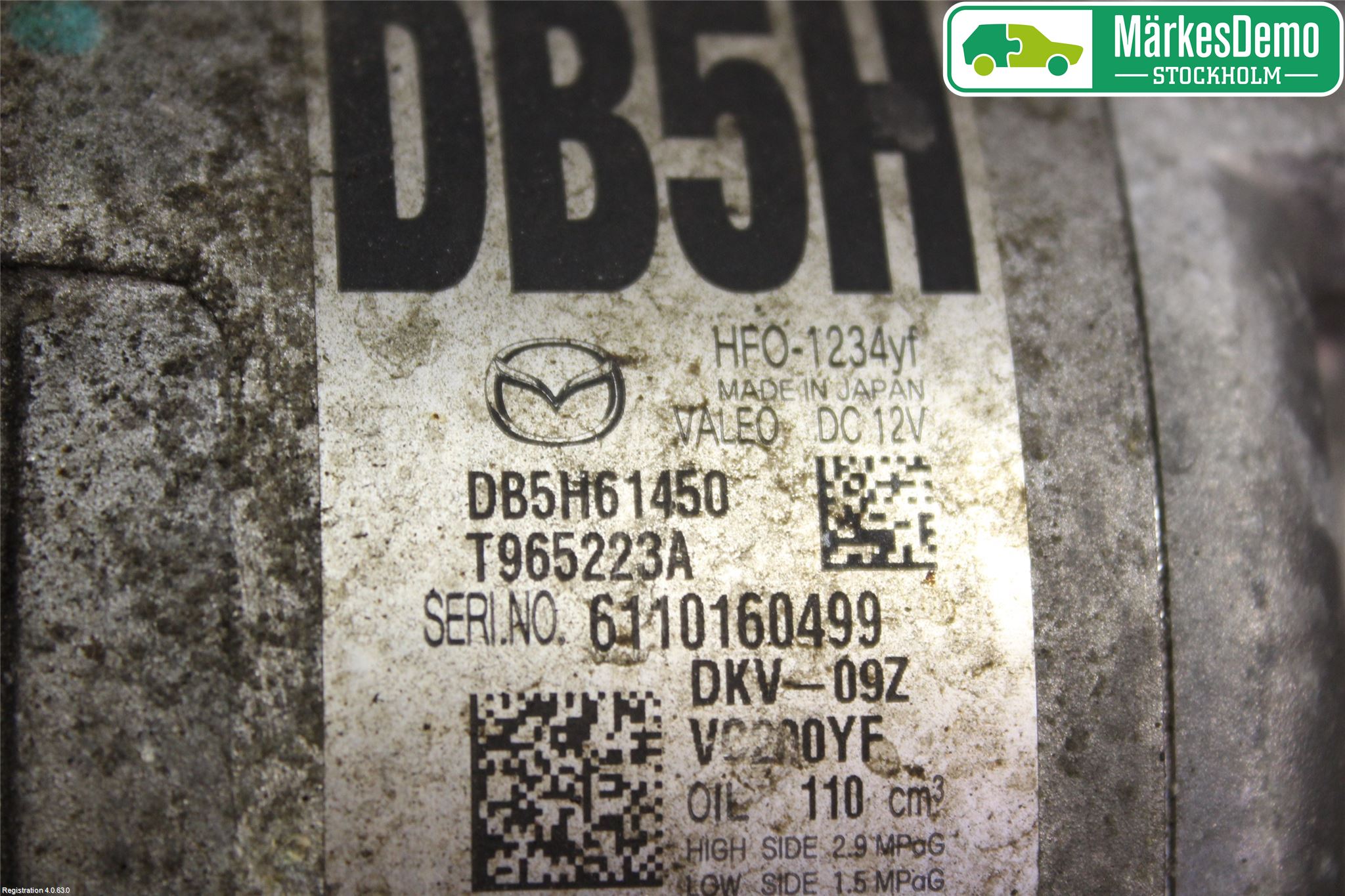 Mazda CX-3 Ac Kompressor