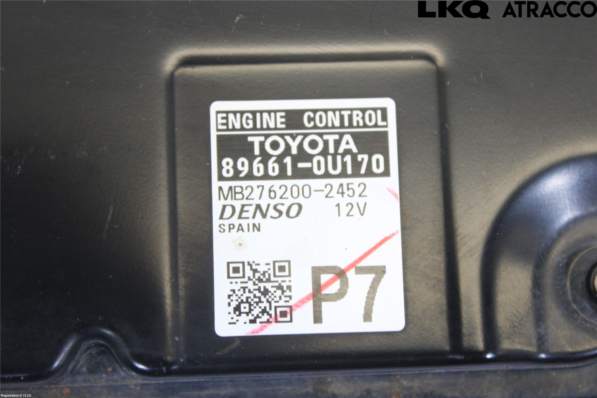 Toyota YARIS XP130 15-20 Styrenhet Insprut Bensin