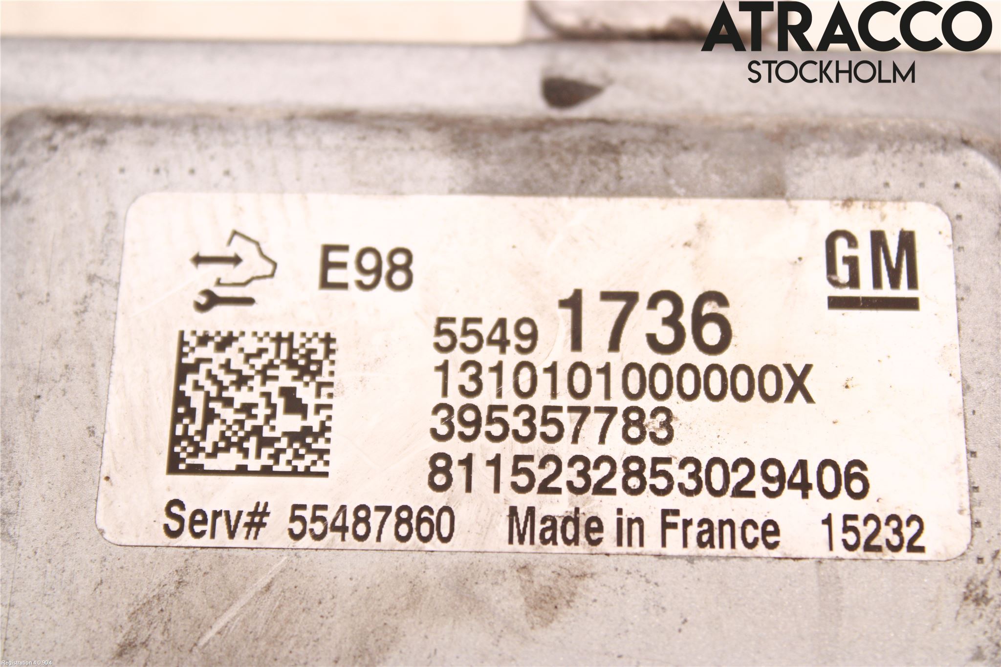 Opel INSIGNIA 09-16 Styrenhet Inspump Diesel