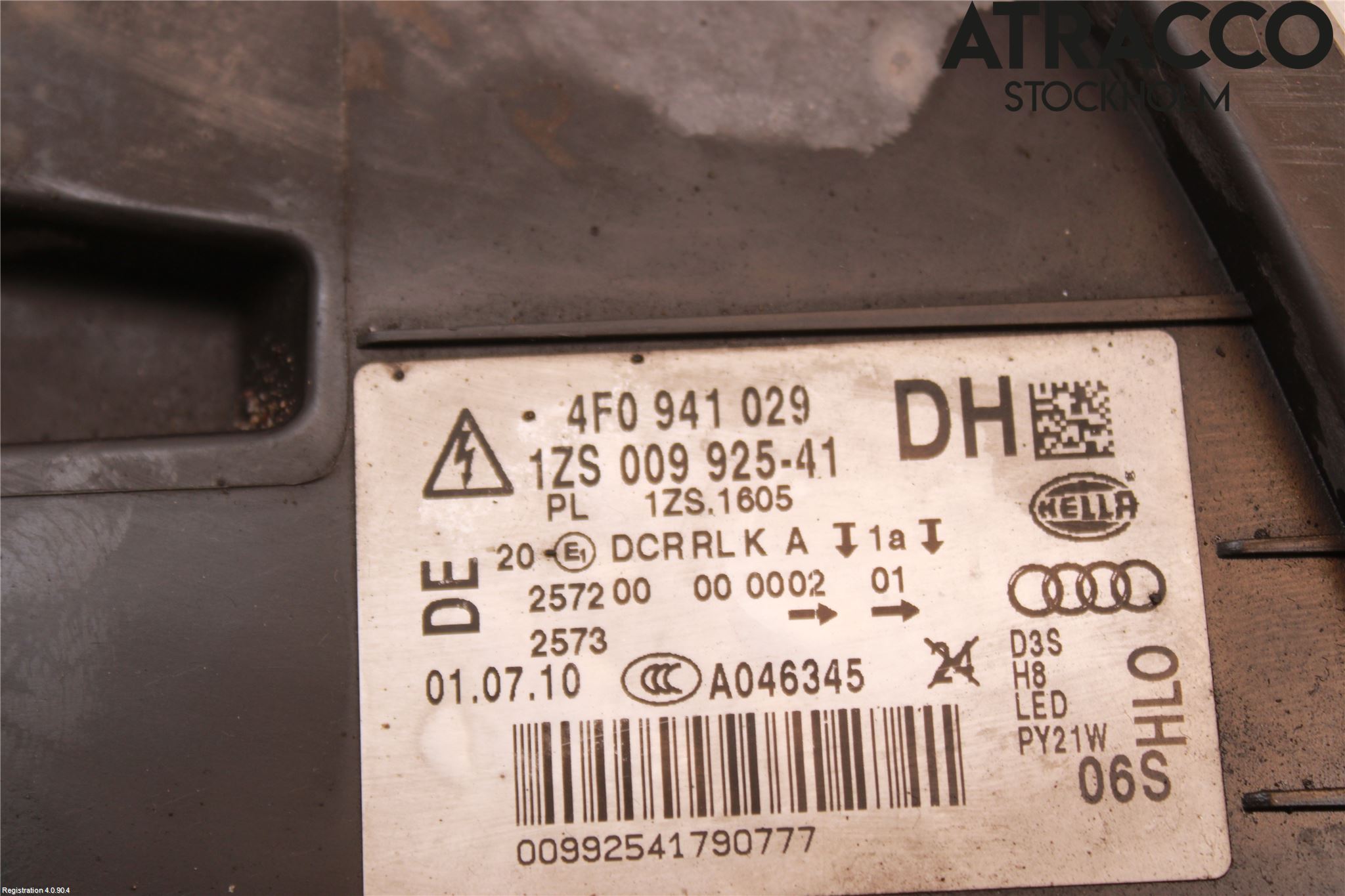 Audi A6/S6     05-11 Strålkastare Vänster