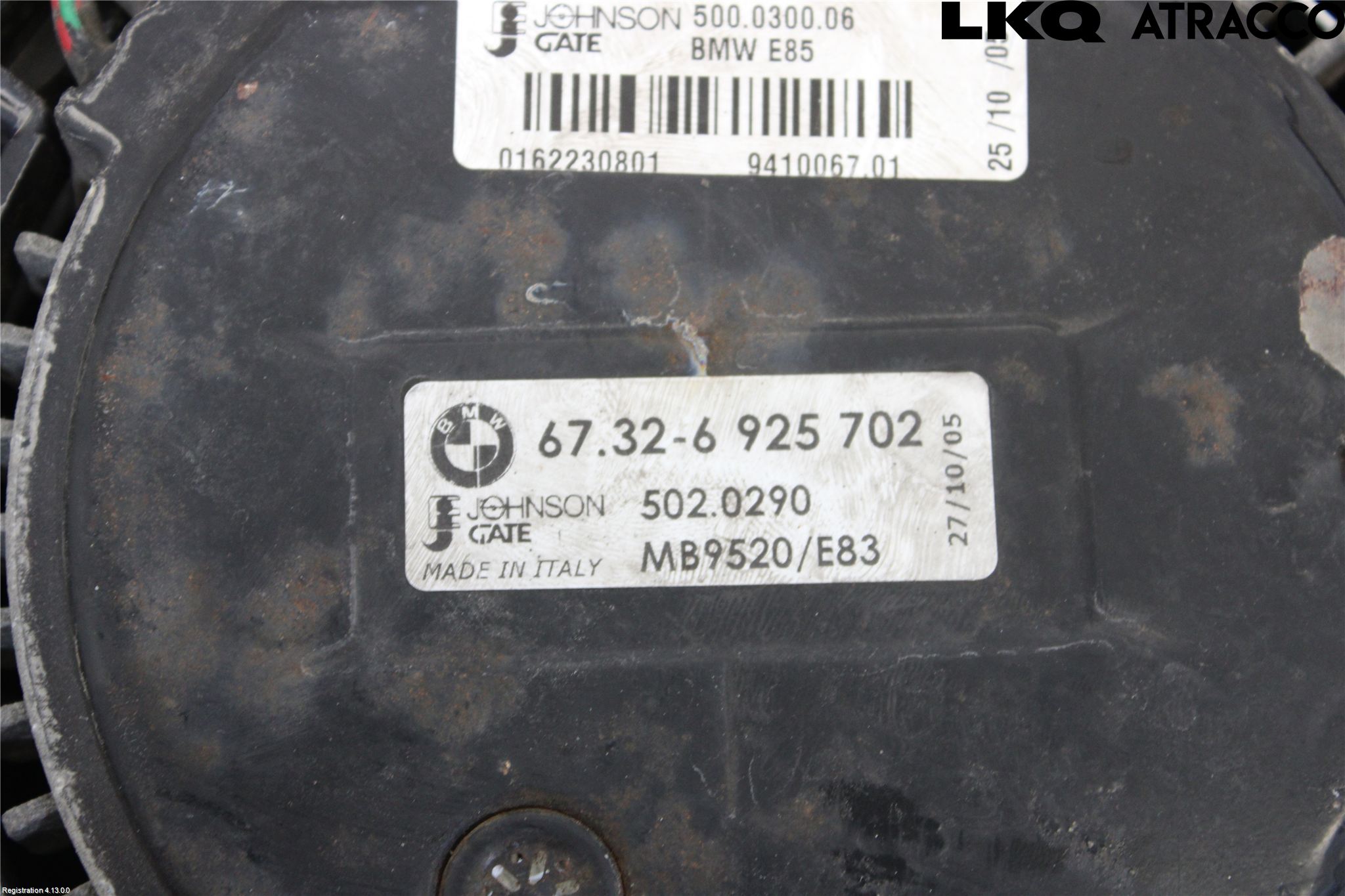 BMW X3 E83     03-10 Kylfläkt El