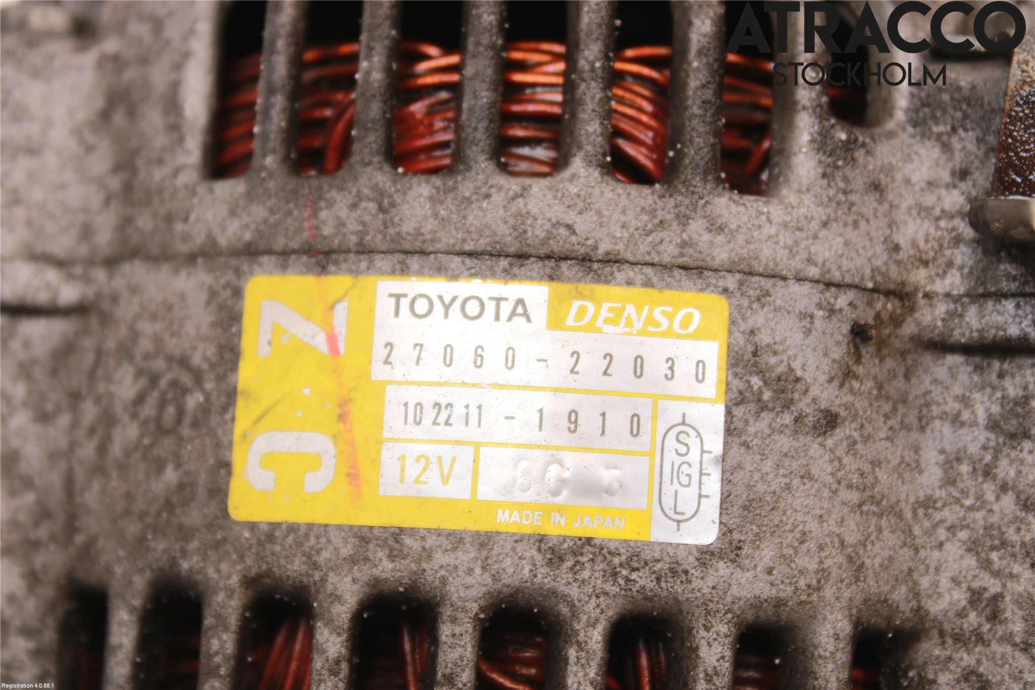 Toyota COROLLA 02-07 Generator