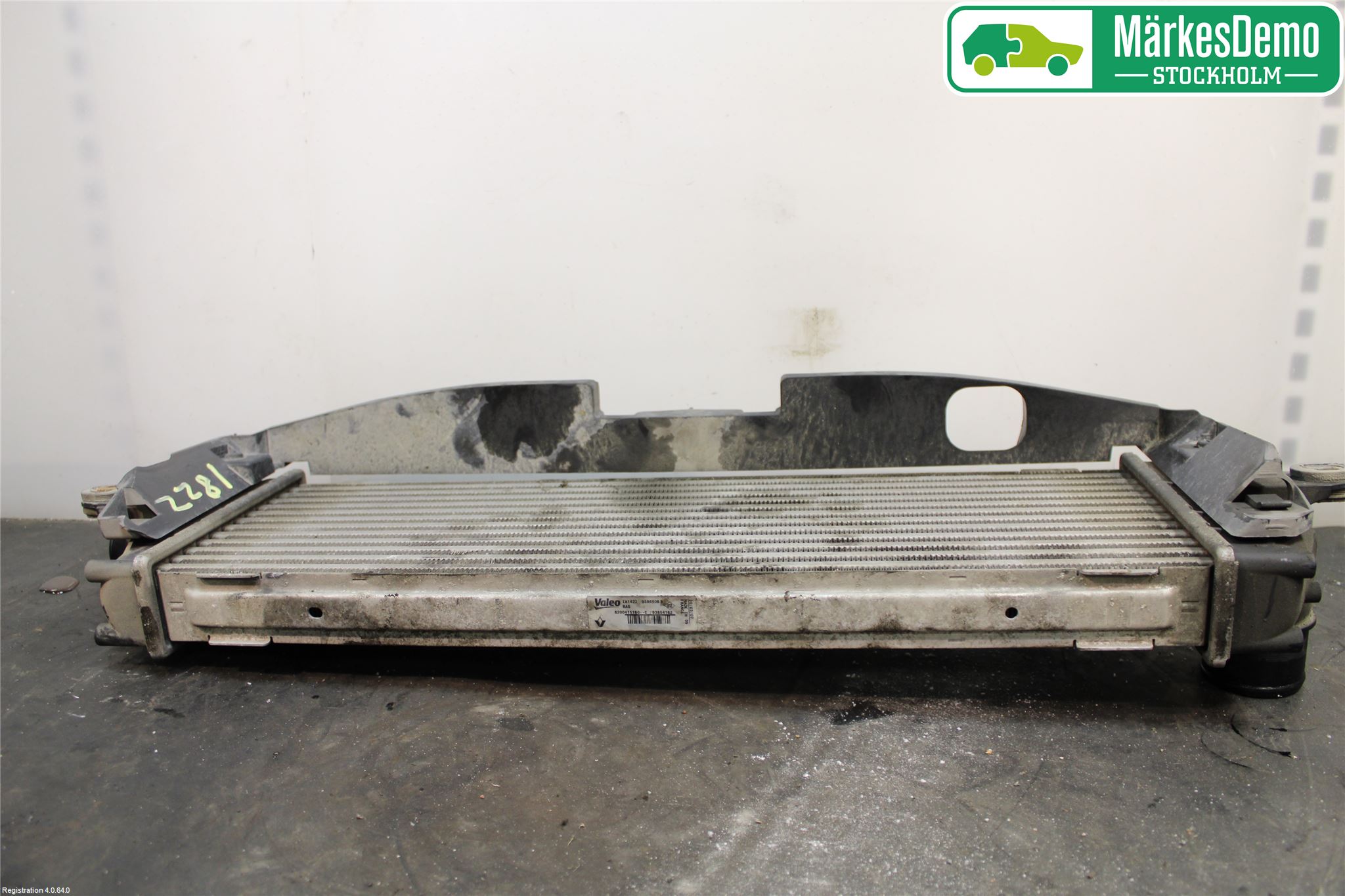 Opel VIVARO 01-14 Laddluft-Intercooler Kyl