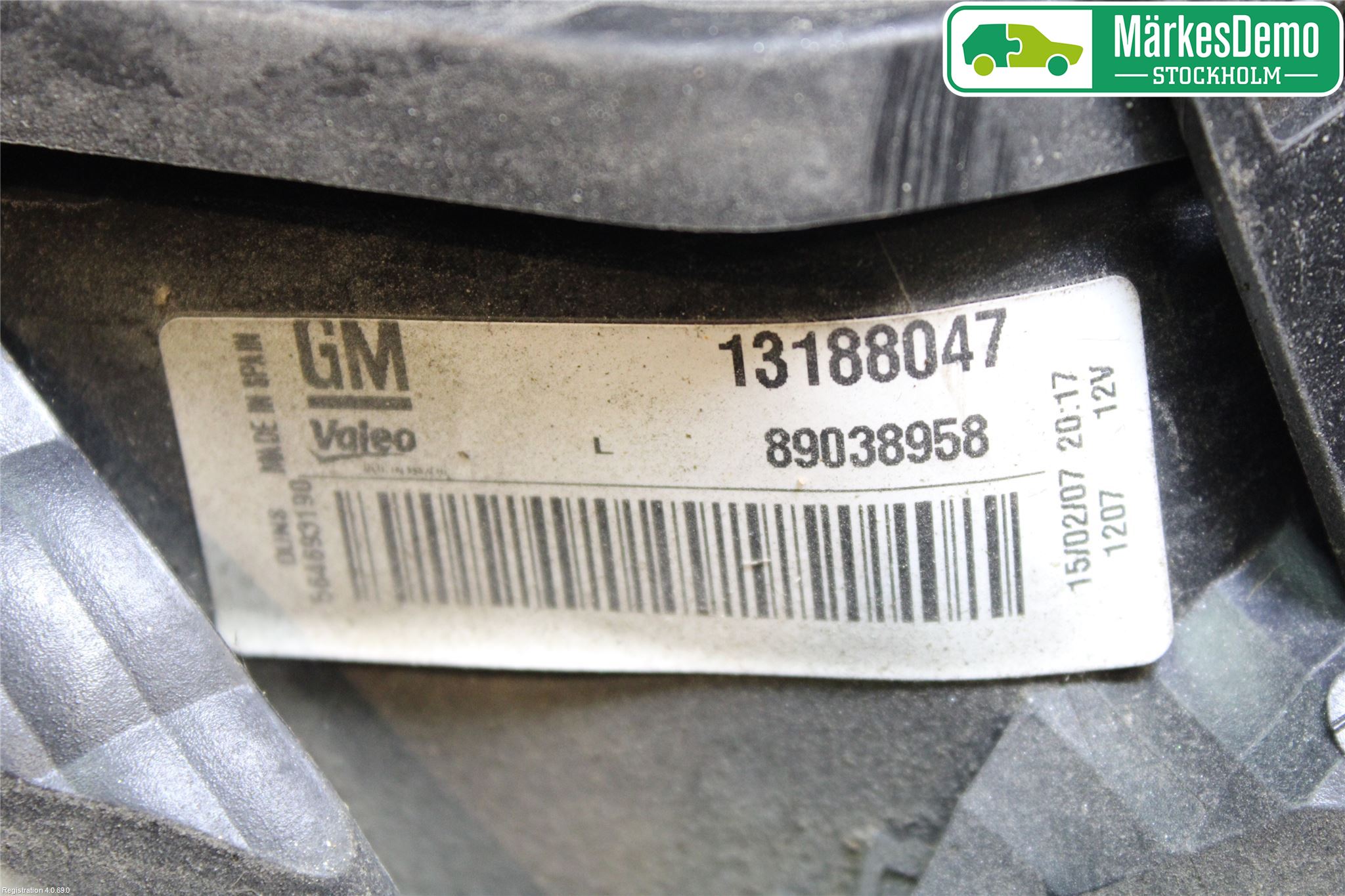 Opel CORSA D 07-14 Bakljus Vänster