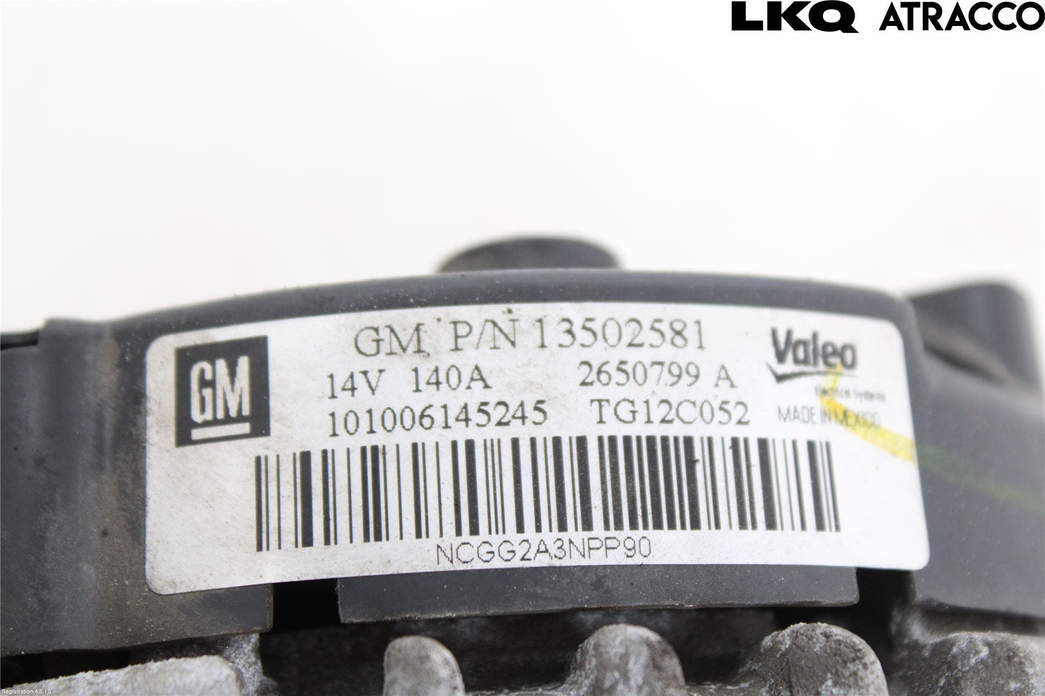 Opel INSIGNIA 09-16 Generator