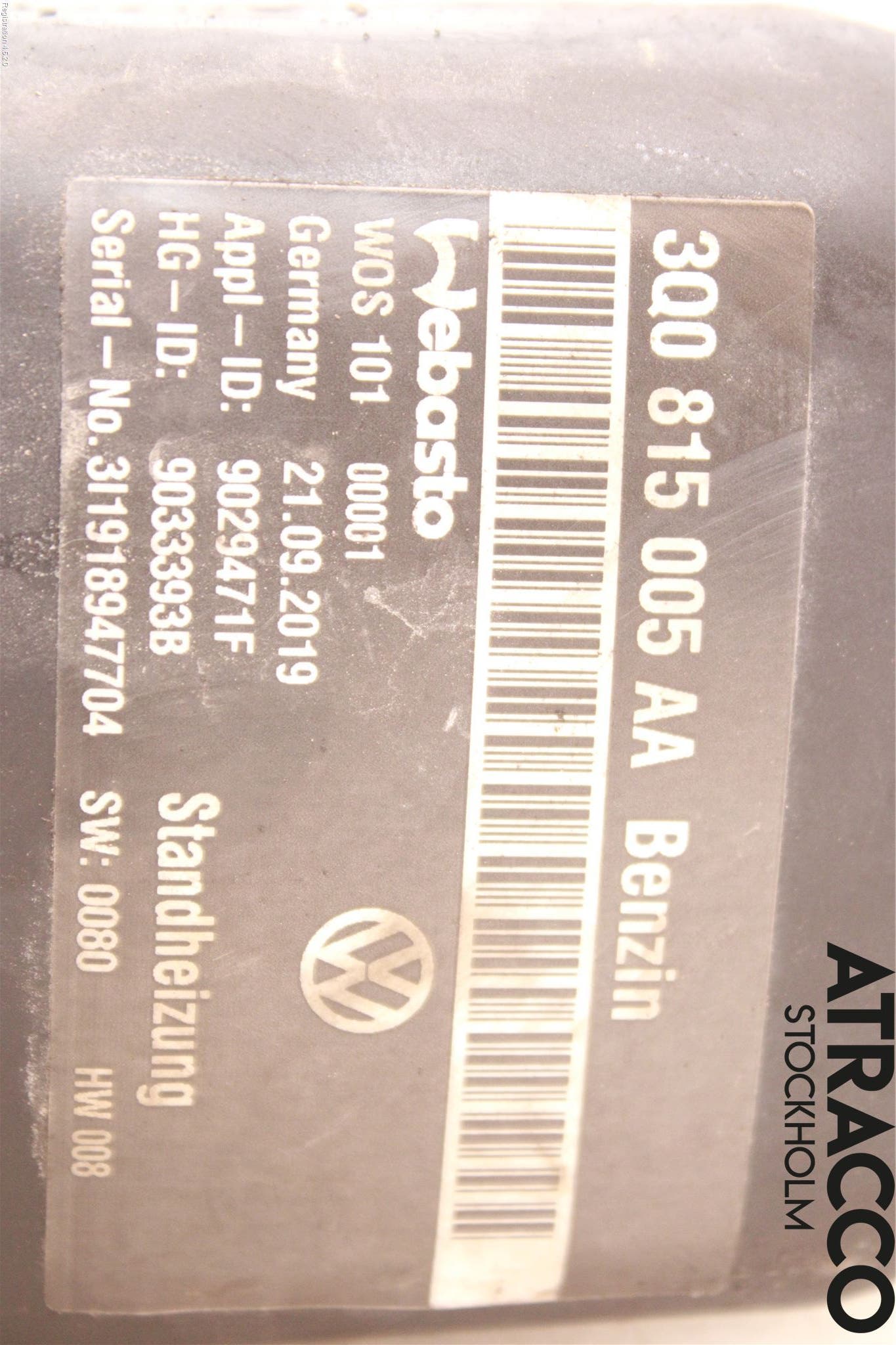 Volkswagen VW PASSAT 20-24 Bensinvärmare