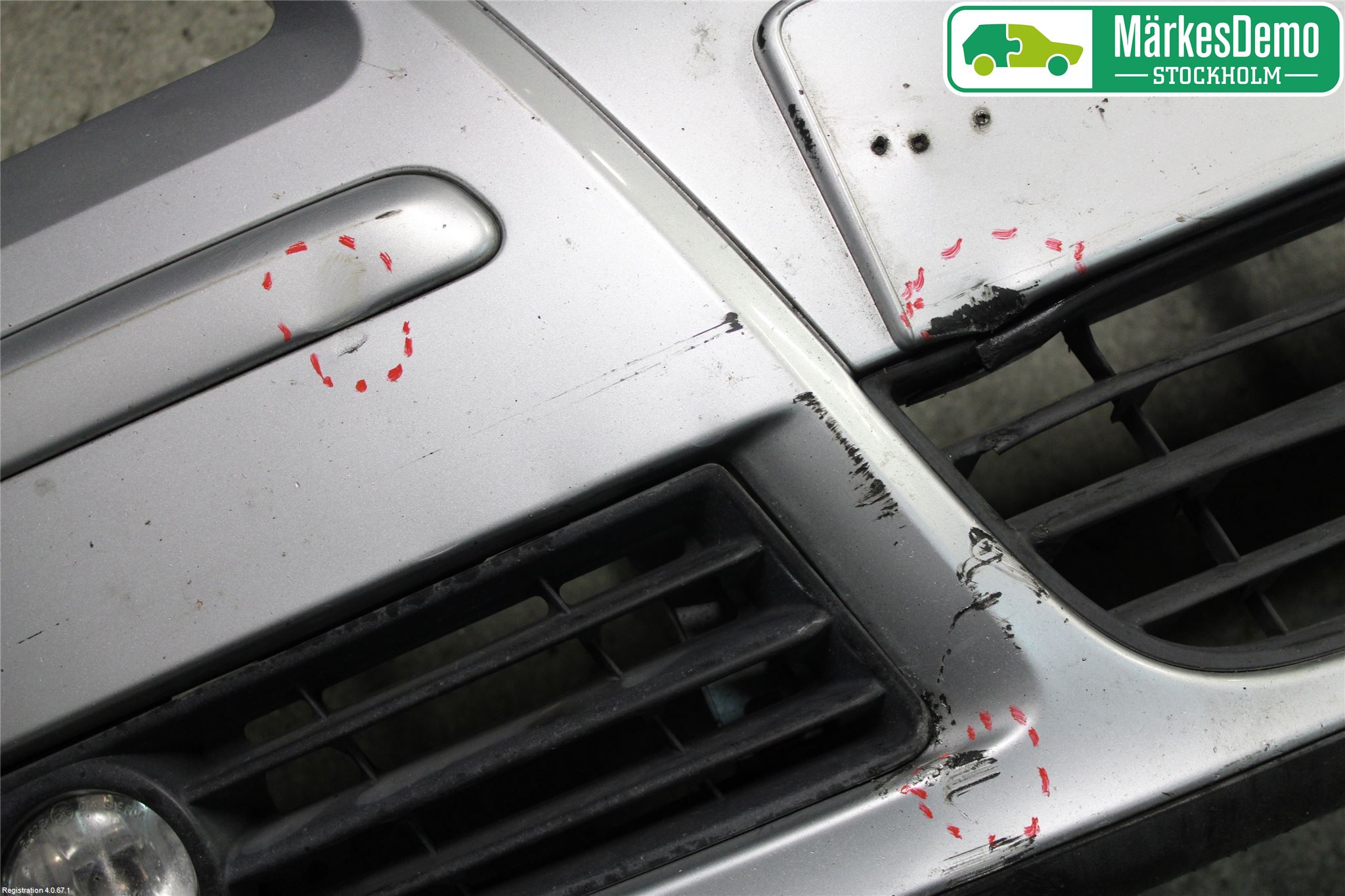 Volkswagen VW POLO 05-09 Stötfångarbeklädnad Fram