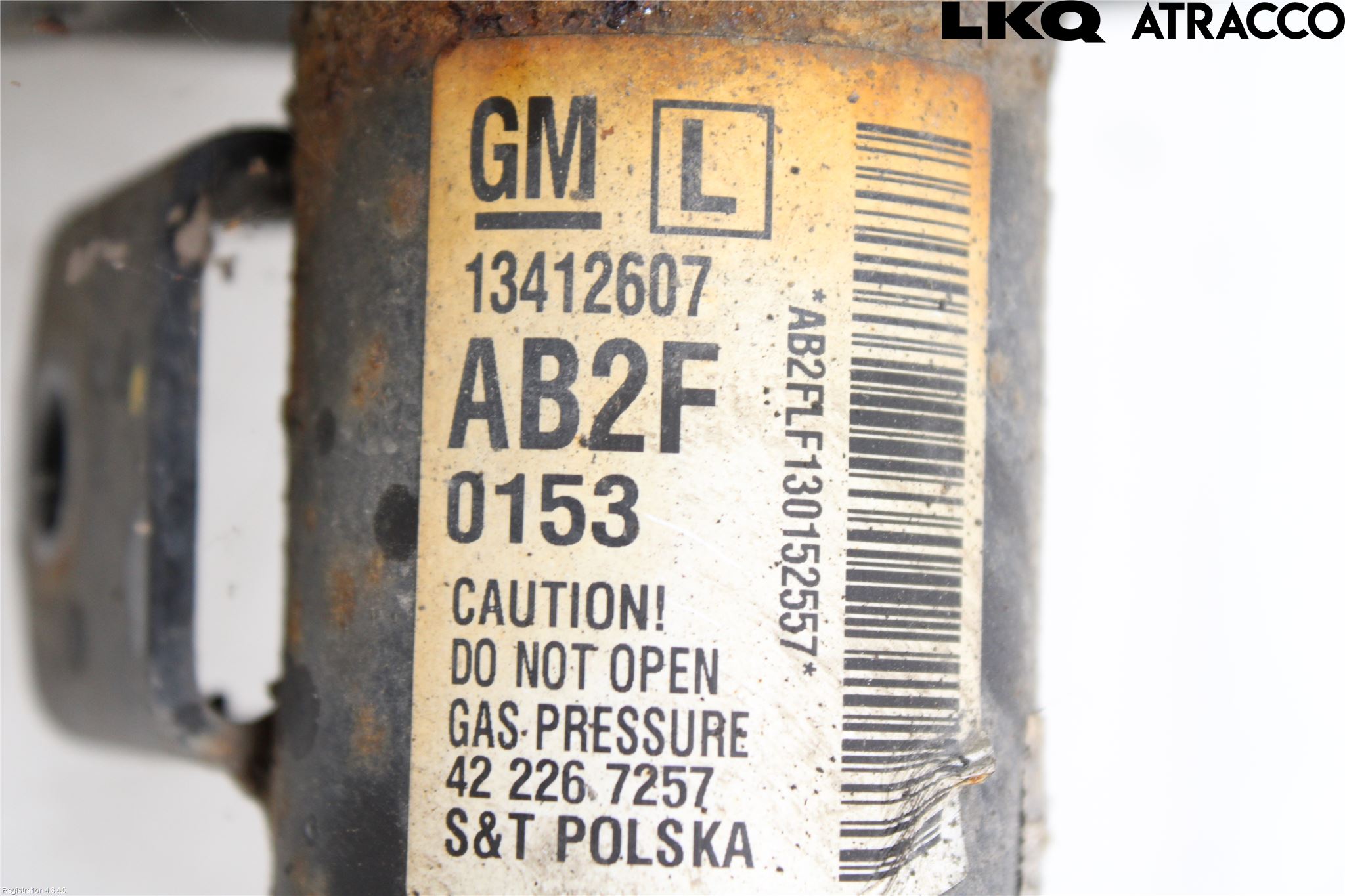 Opel ASTRA J 10-15 Fjäderben Fram Vänster