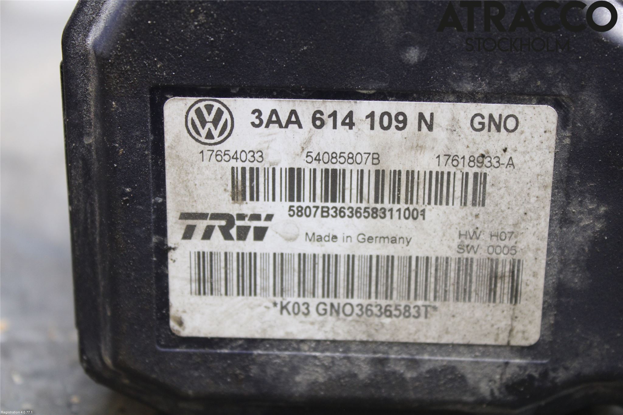 Volkswagen VW PASSAT CC 08-16 Abs Hydraulaggregat