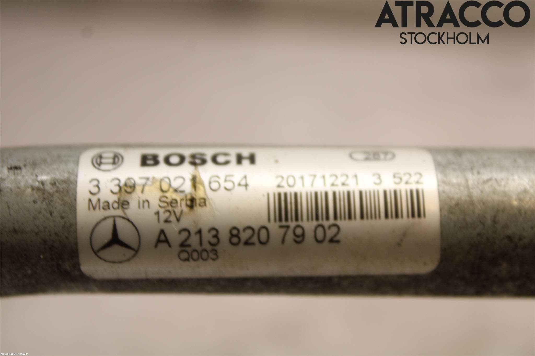 Mercedes-Benz MB E-KLASS (W213) 16-23 Torkarmekanism Vindruta