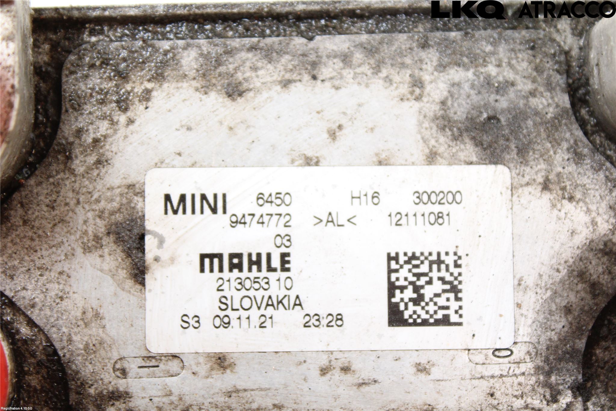 Mini ONE/COOPER 3DR F56 14-24 Värmekammare-Växlare