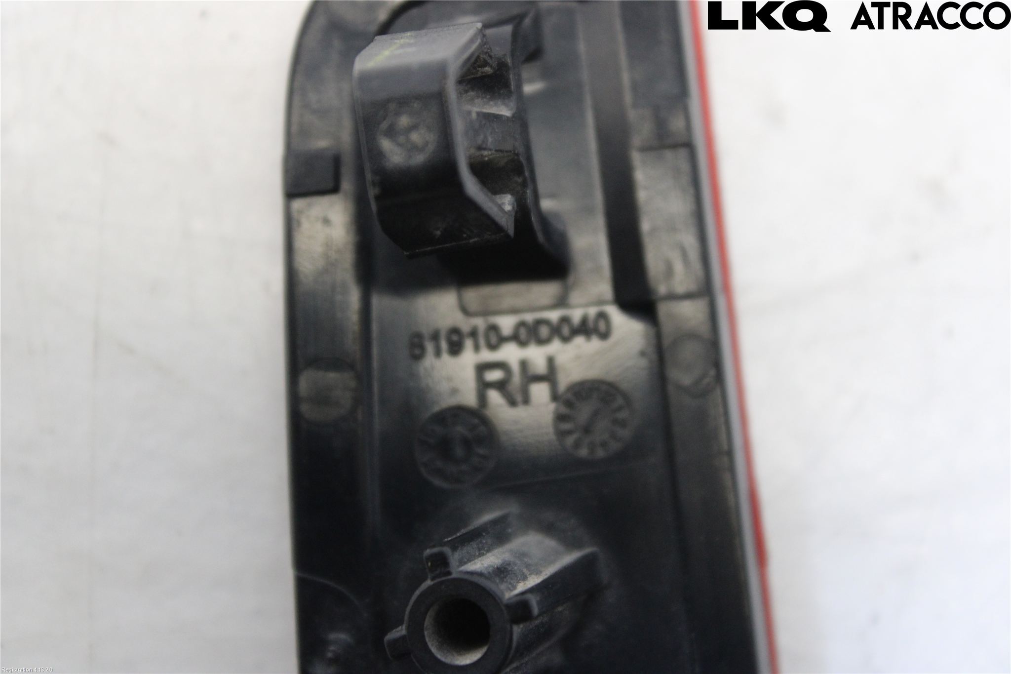 Toyota YARIS XP130 15-20 Dimljus/Reflex Bak