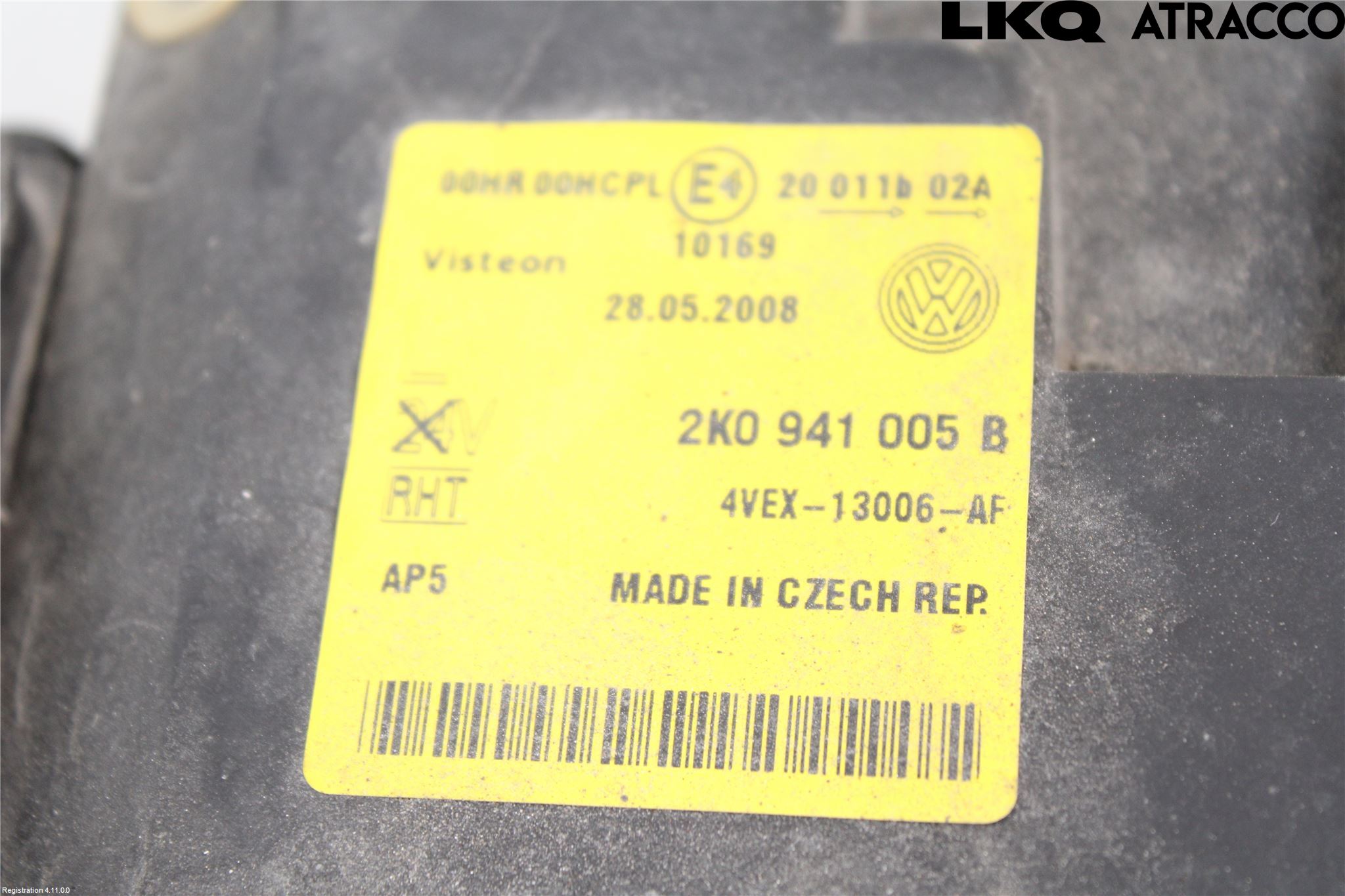 Volkswagen VW CADDY      04-10 Strålkastare Vänster
