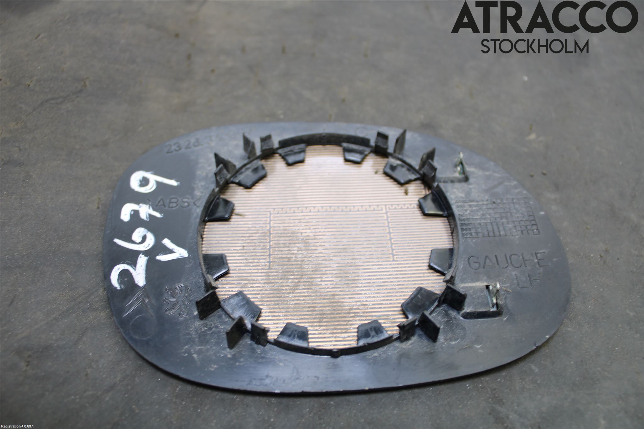 Peugeot 206 98-09 Spegelglas Vä